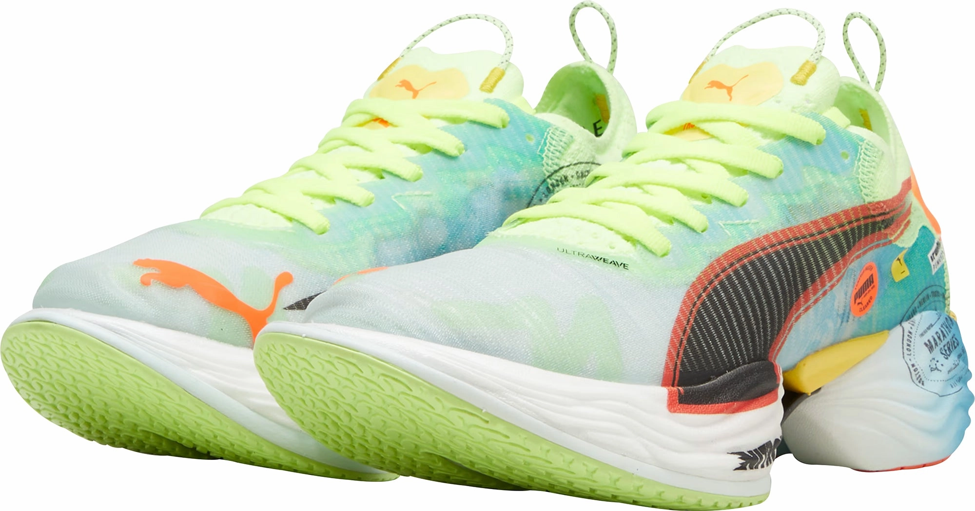 Puma Fast-R Nitro Elite 2 Womens Running Shoes - Green Balance training Waterproof Shoes