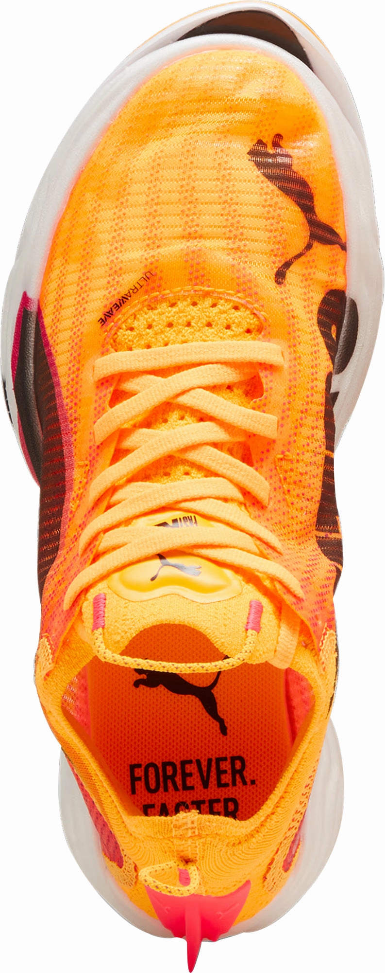 Puma Fast-R Nitro Elite 2 Womens Running Shoes - Orange safety reflective Hydrophobic Upper Material