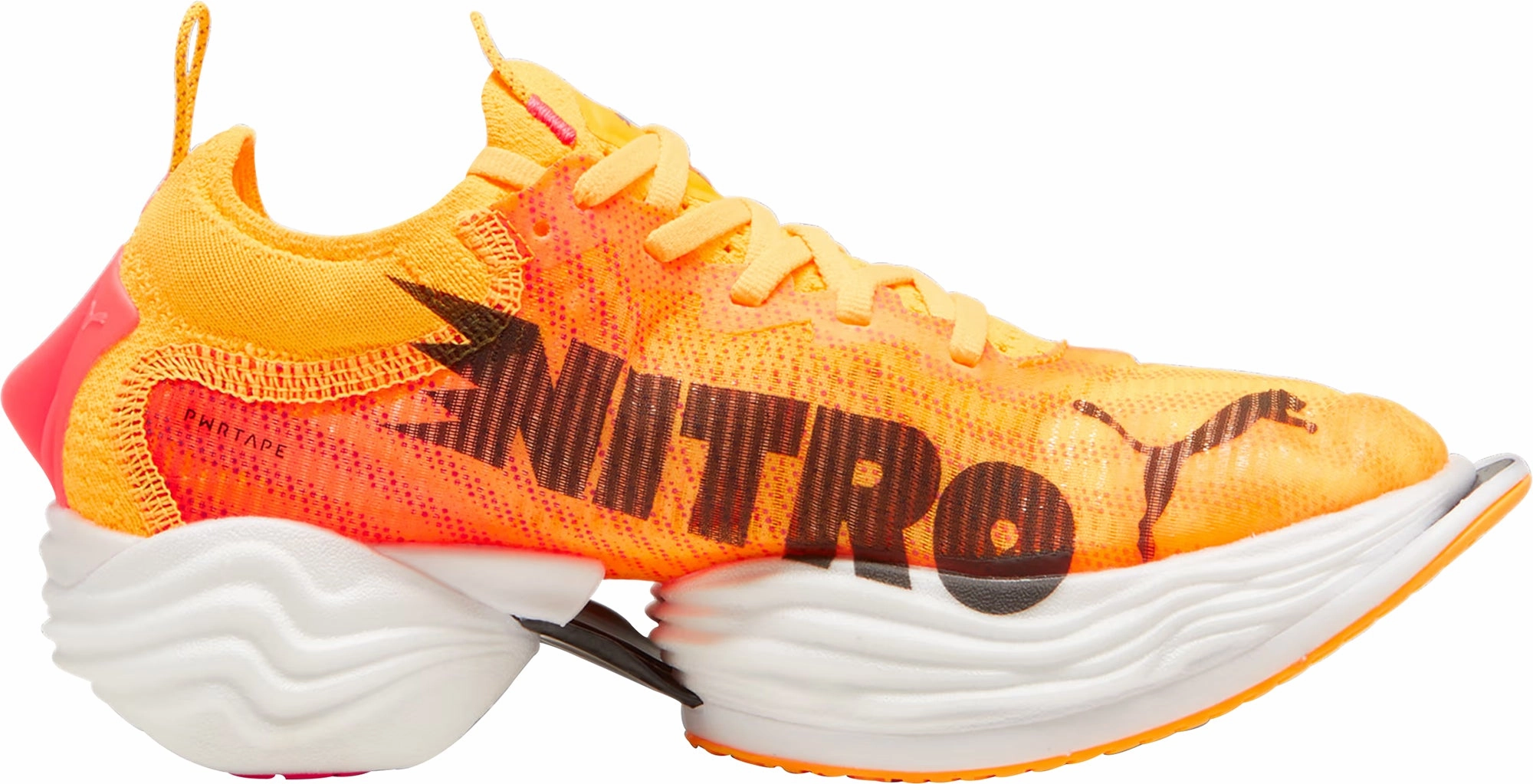 Puma Fast-R Nitro Elite 2 Womens Running Shoes - Orange Aerodynamic Heel Clip