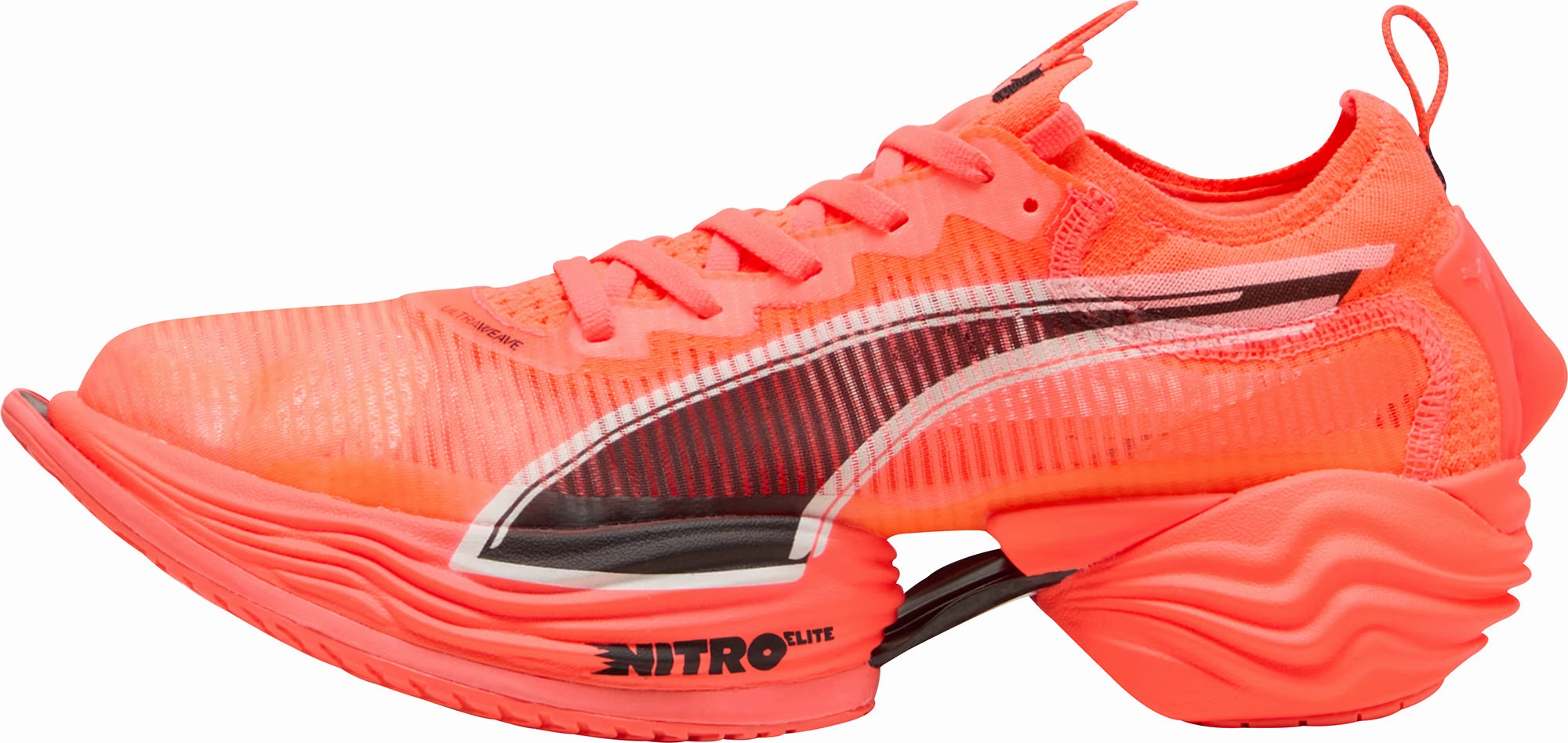 narrow - toe - box shoes Replaceable Insole Puma Fast-R Nitro Elite 2 Womens Running Shoes - Red