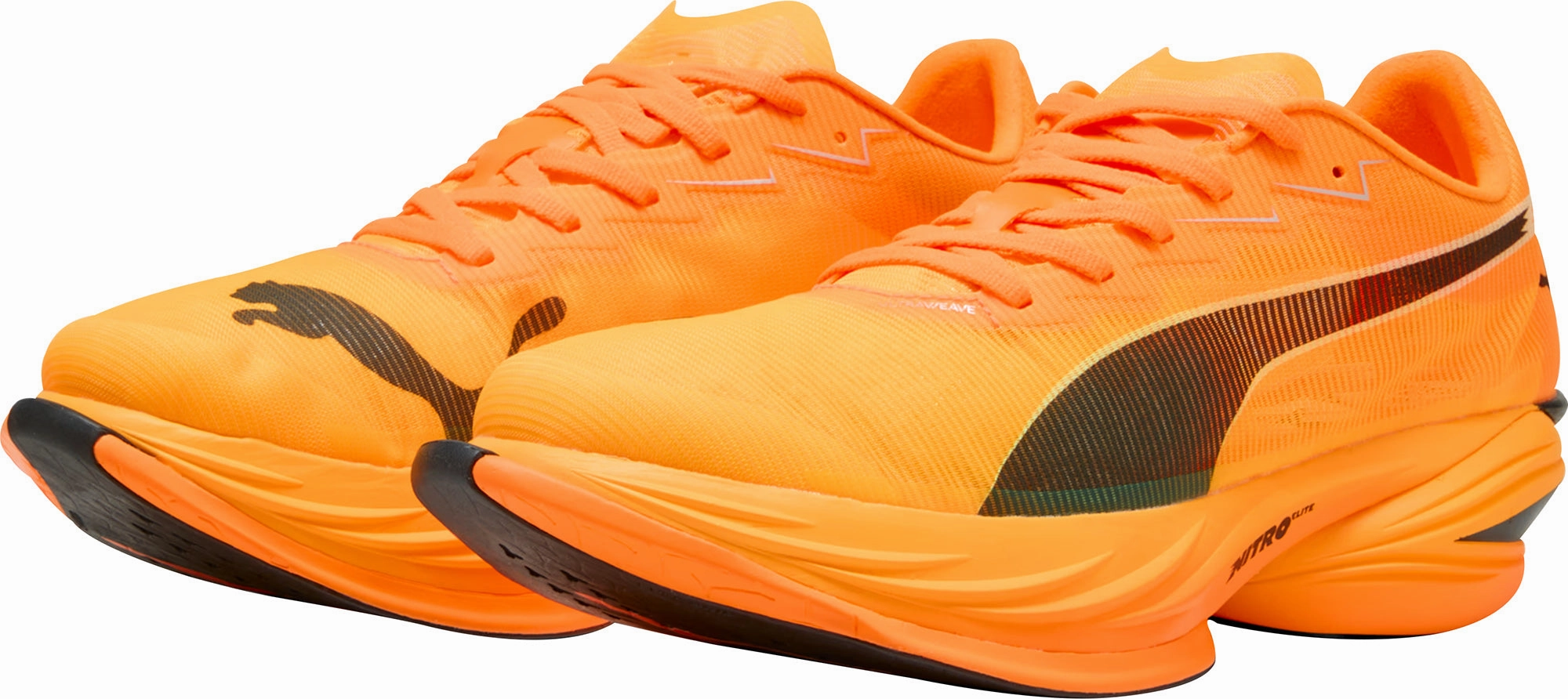 Flex Groove Engineering Puma Fast-R Nitro Elite 3 Mens Running Shoes - Orange