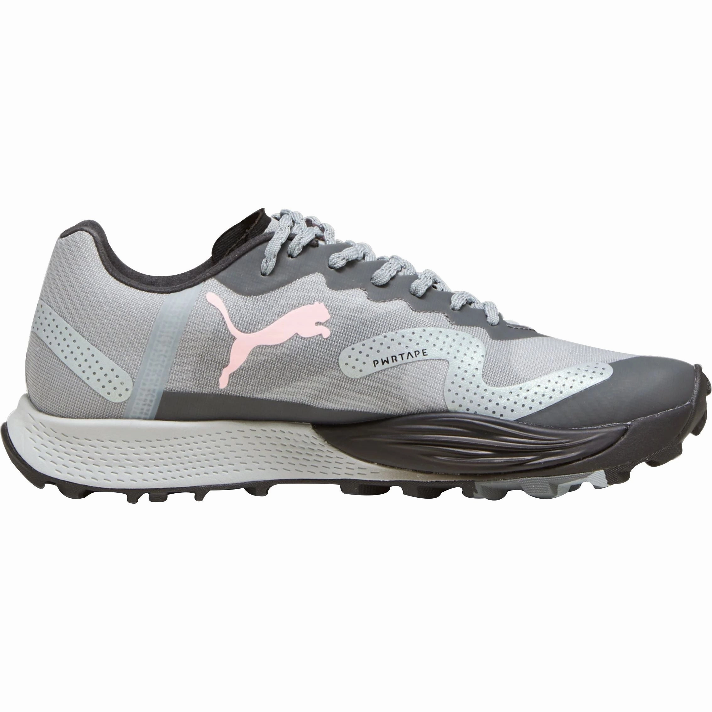 Puma Fast-Trac Apex Nitro Womens Trail Running Shoes - Grey Reinforced Sides bulky shoes