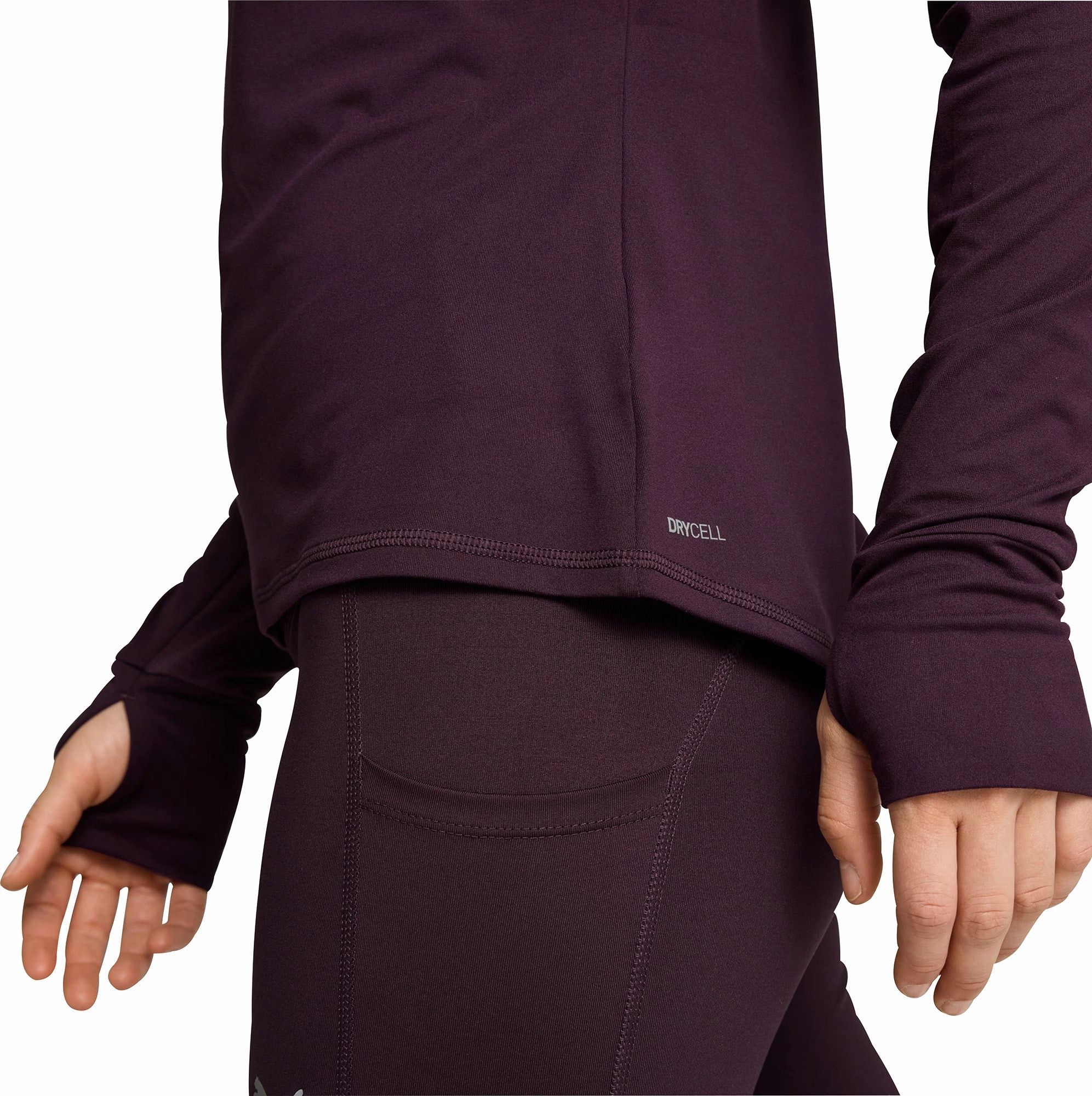 Puma Favourite Half Zip Long Sleeve Womens Running Top - Purple Morning routine
