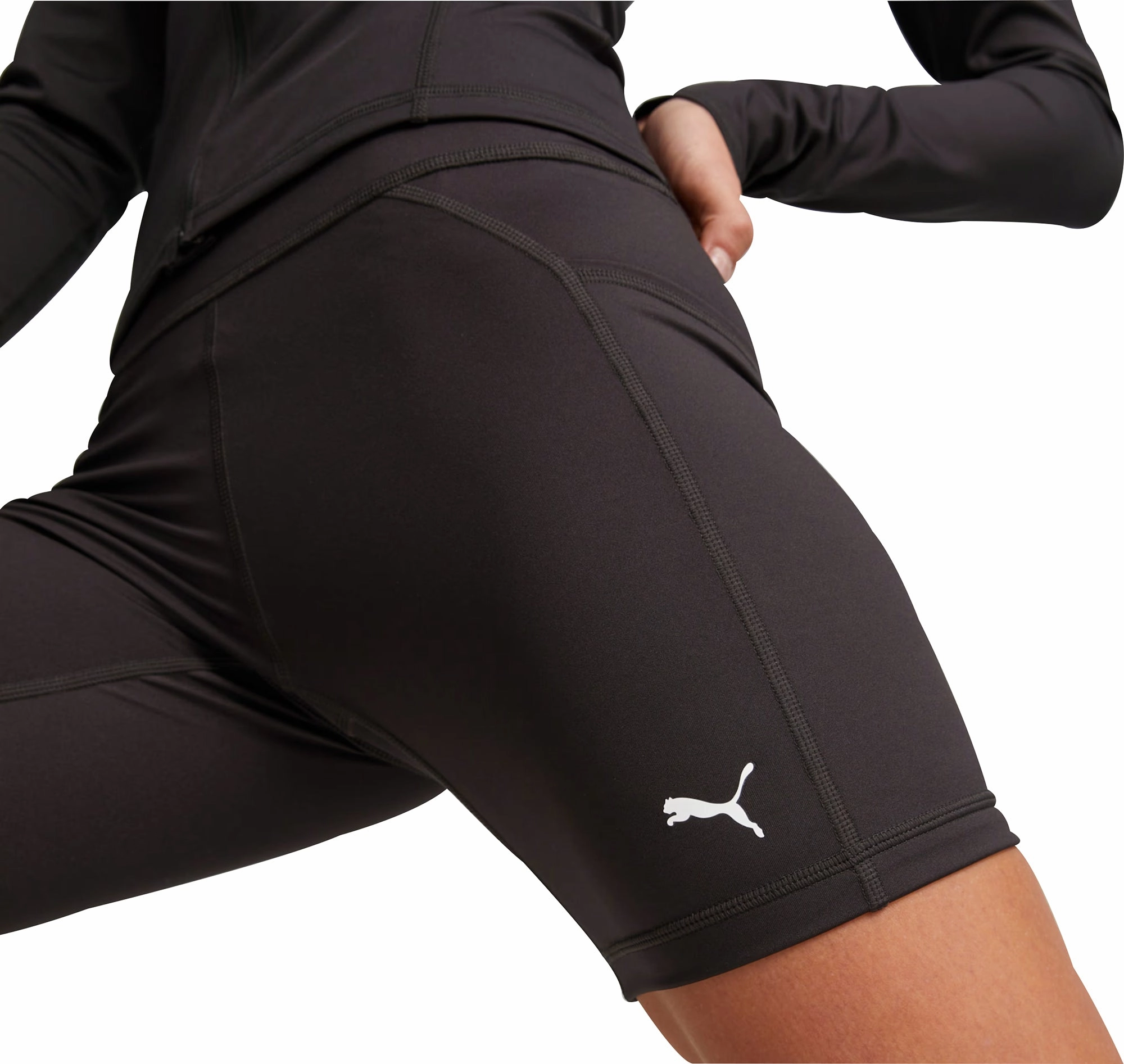 Puma Fit 5 Inch Womens Short Training Tights - Black Eco - friendly All Day Movement Fit