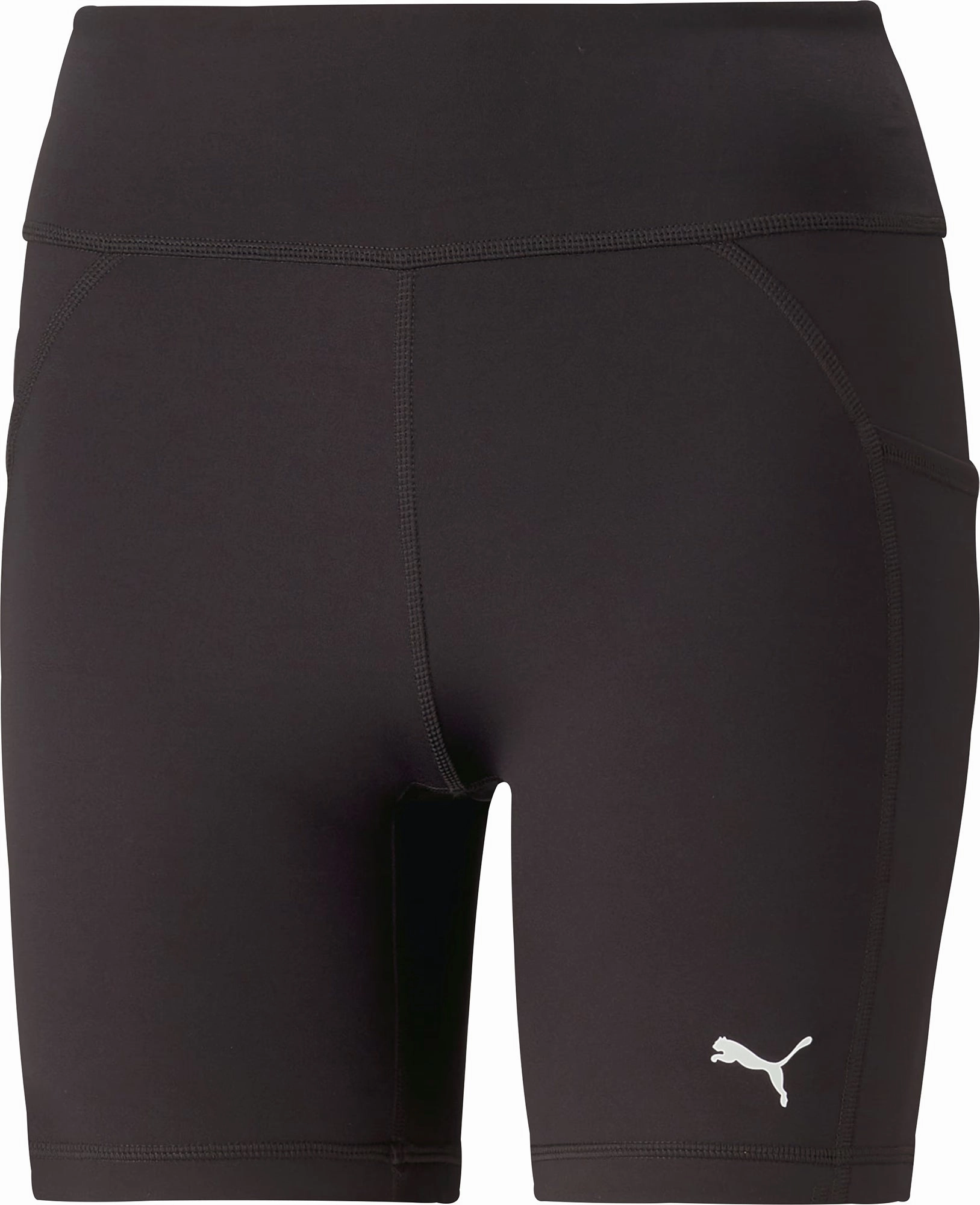 Puma Fit 5 Inch Womens Short Training Tights - Black Sporty Vibe Wear Trendy Comfort
