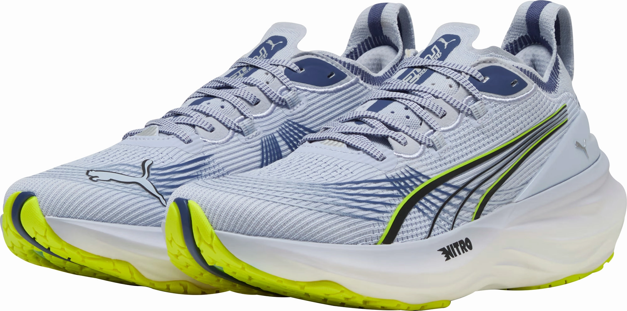 Comfort Mesh Airflow Channel System Puma ForeverRun Nitro 2 Mens Running Shoes - Blue