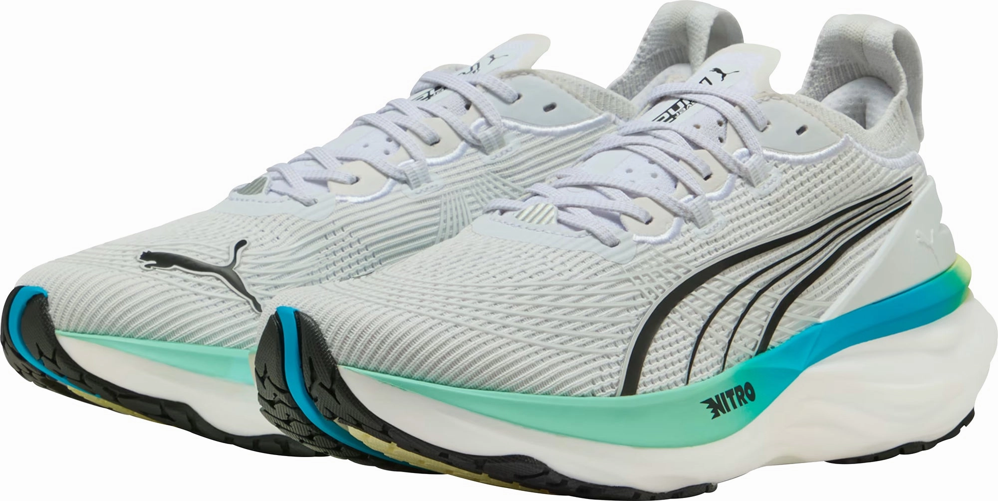 Puma ForeverRun Nitro 2 Mens Running Shoes - White Torsion Plate Anti Slip Heel