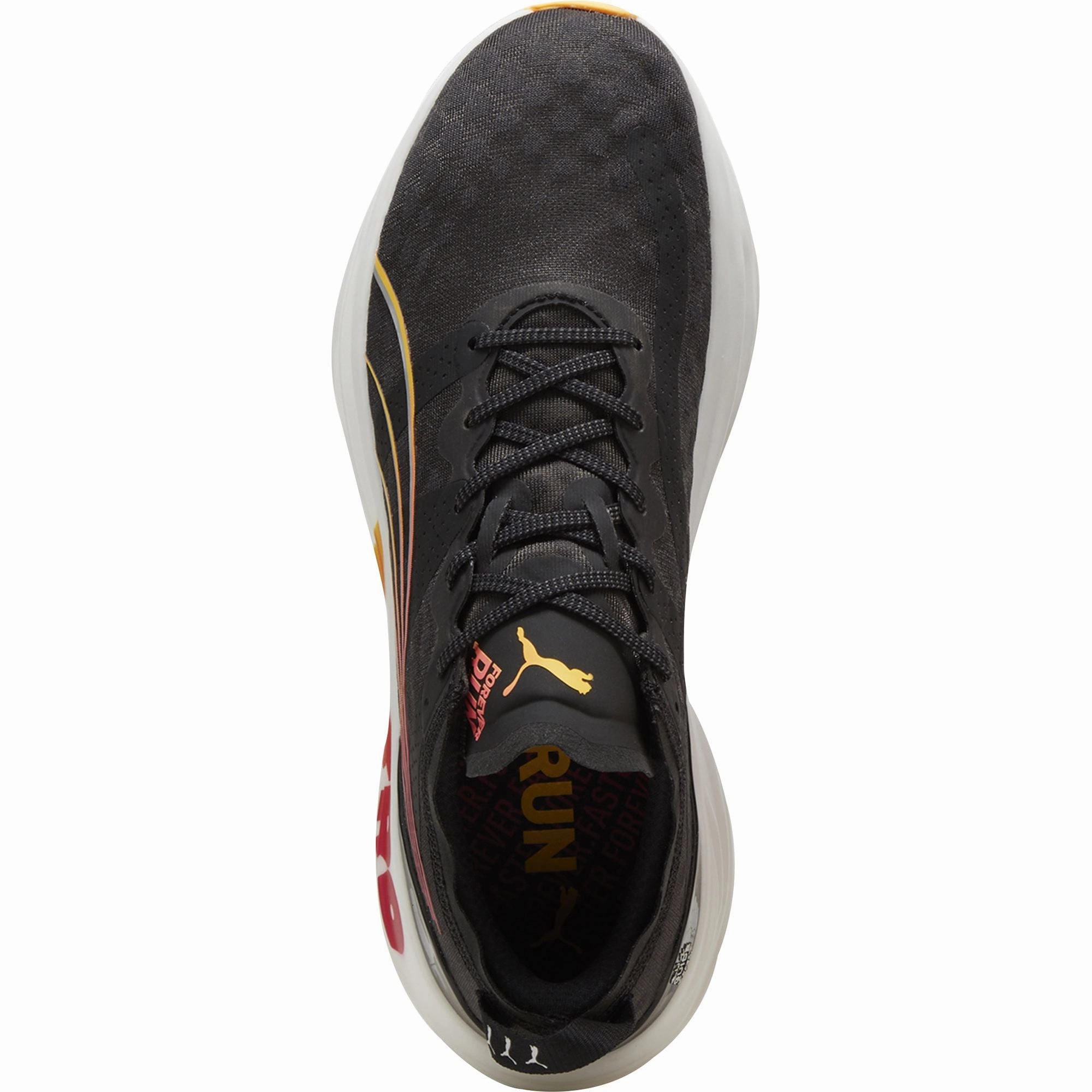 Puma ForeverRun Nitro Mens Running Shoes - Black Tear Resistant Fabric