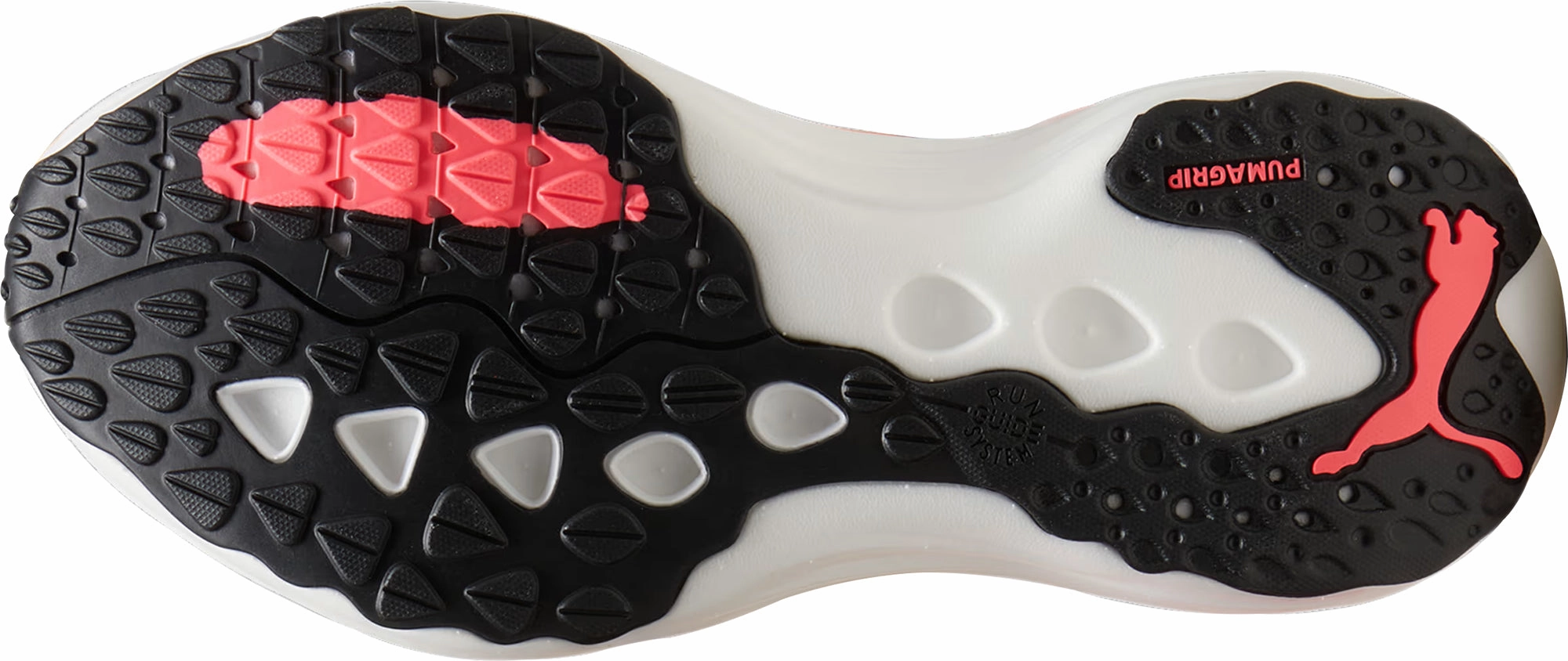 Canvas Multi Layer Cushion Puma ForeverRun Nitro Mens Running Shoes - Black