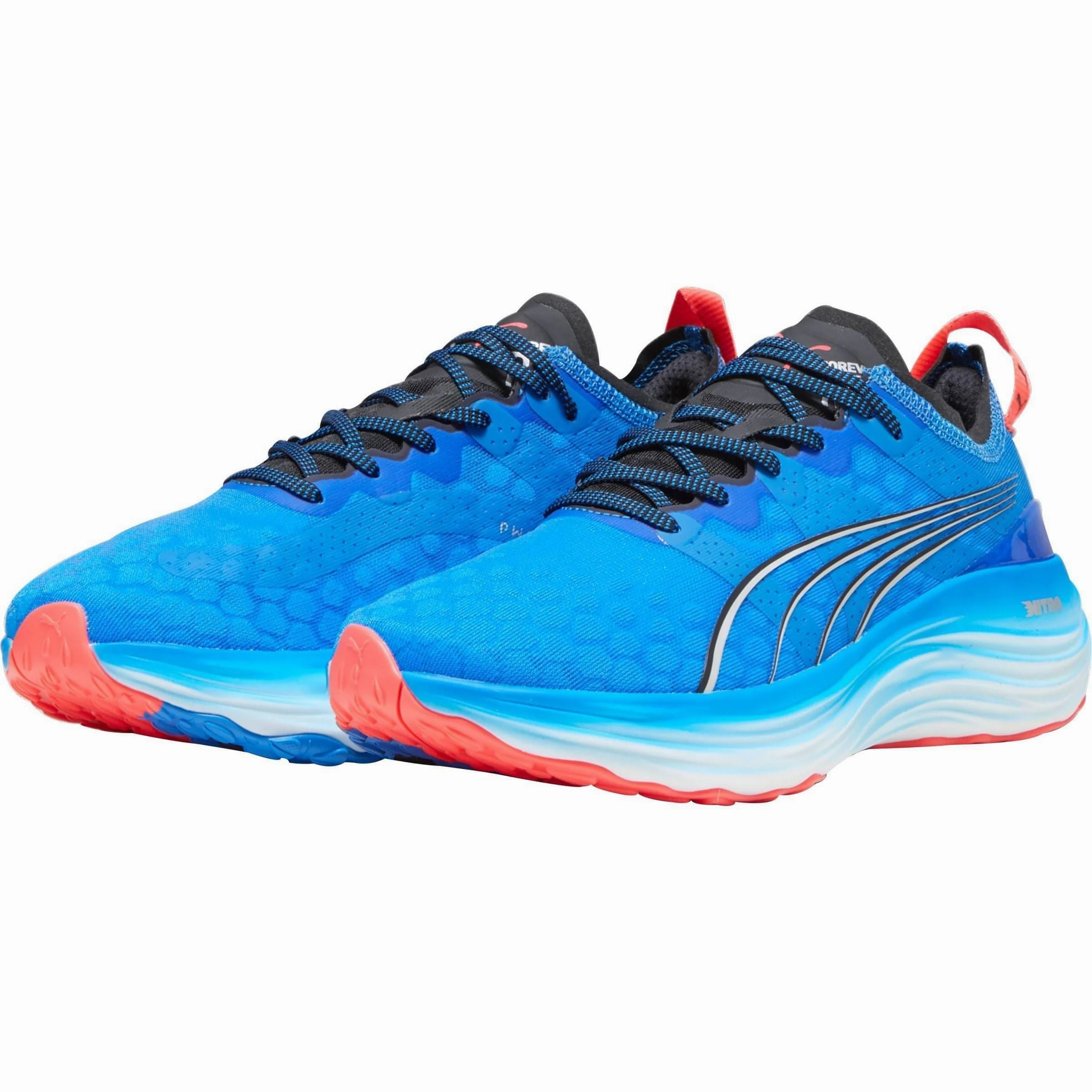 Puma ForeverRun Nitro Mens Running Shoes - Blue Ventilation Mesh