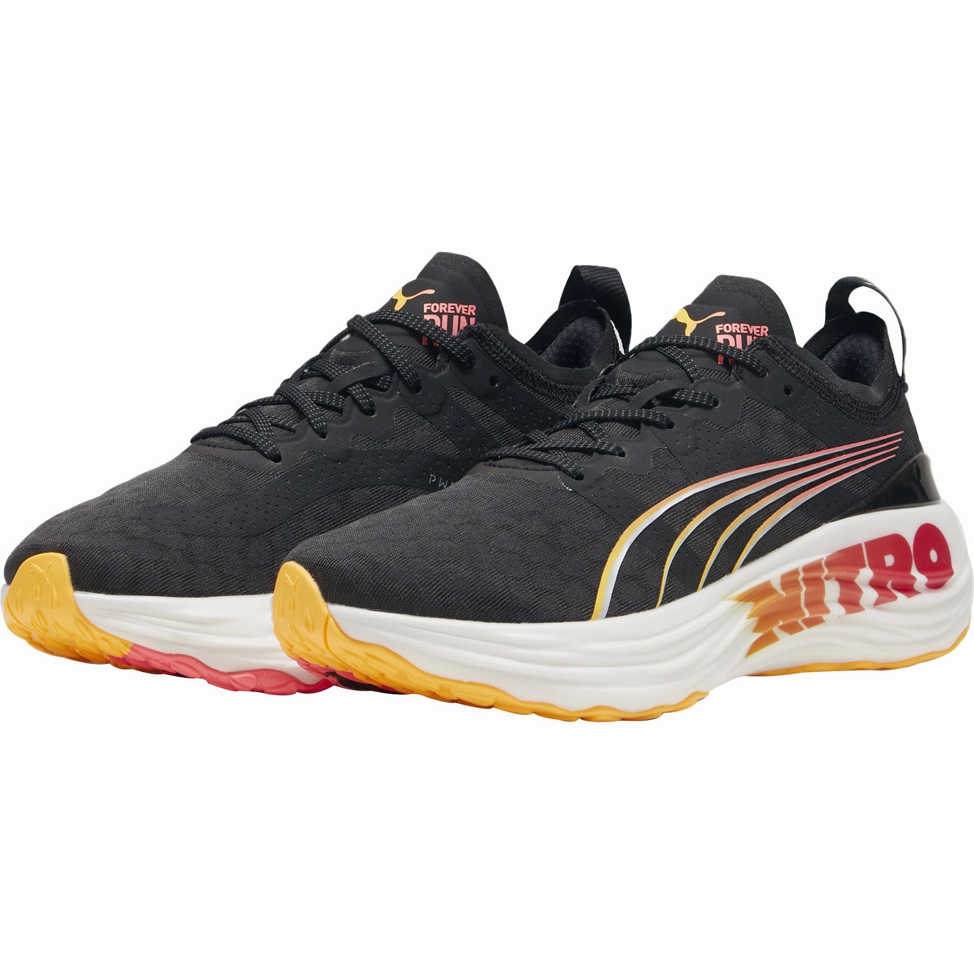 Puma ForeverRun Nitro Womens Running Shoes - Black Easy to Wear