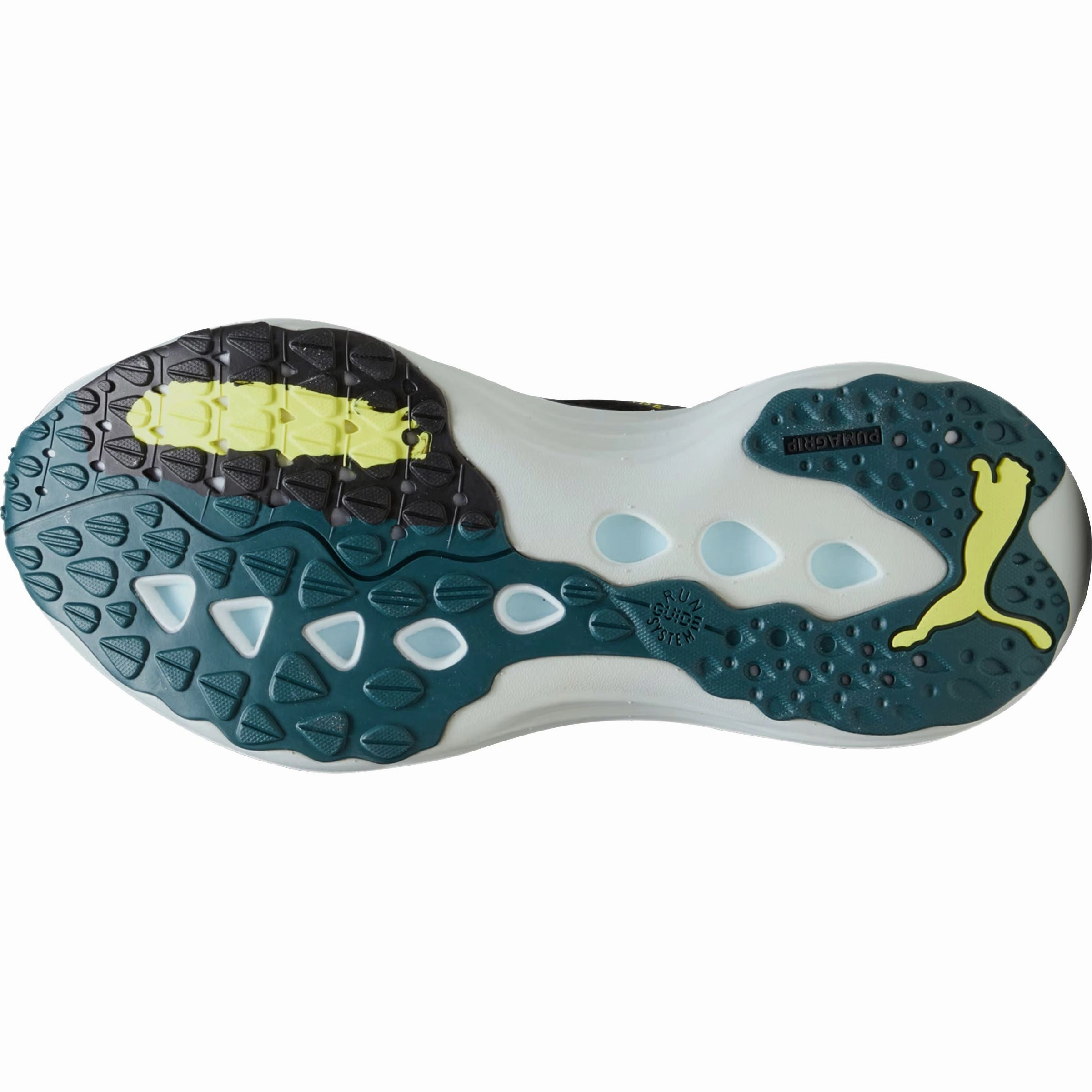 Puma ForeverRun Nitro WTR Mens Running Shoes - Black Stretchable Upper