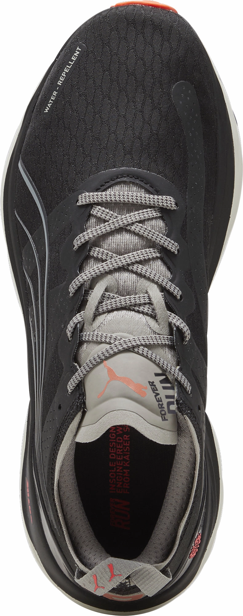 Puma ForeverRun Nitro WTR Mens Running Shoes - Black Ergonomic Last