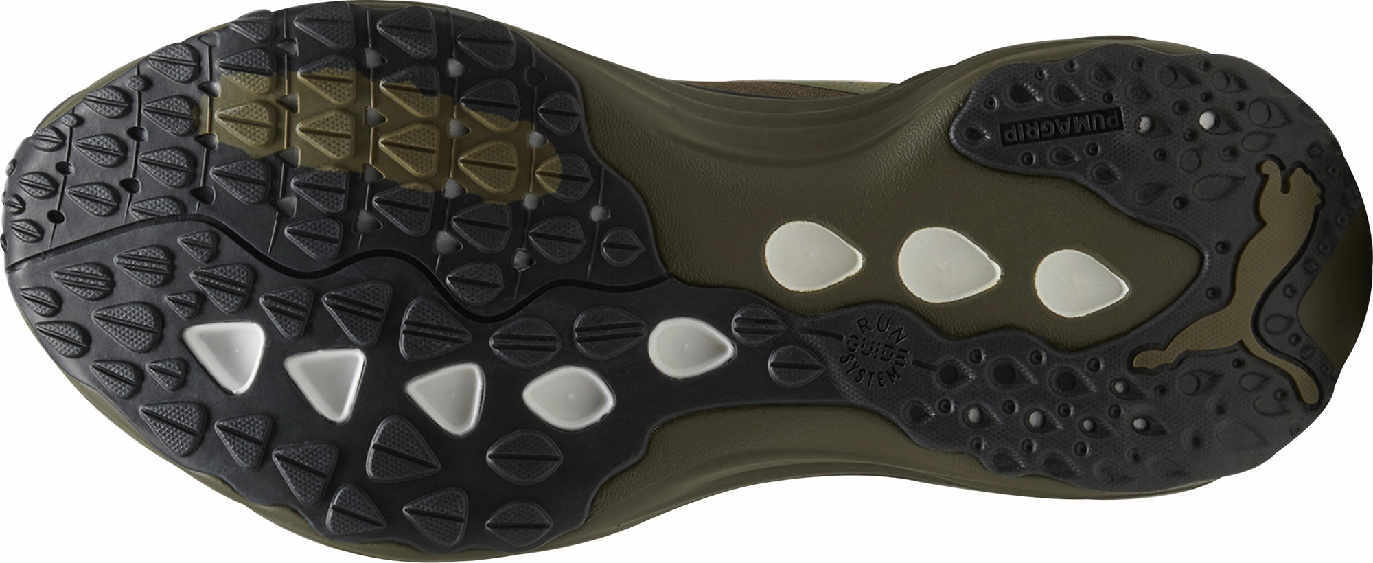 Calm Tones Outdoor Fit Puma ForeverRun Nitro WTR Mens Running Shoes - Green