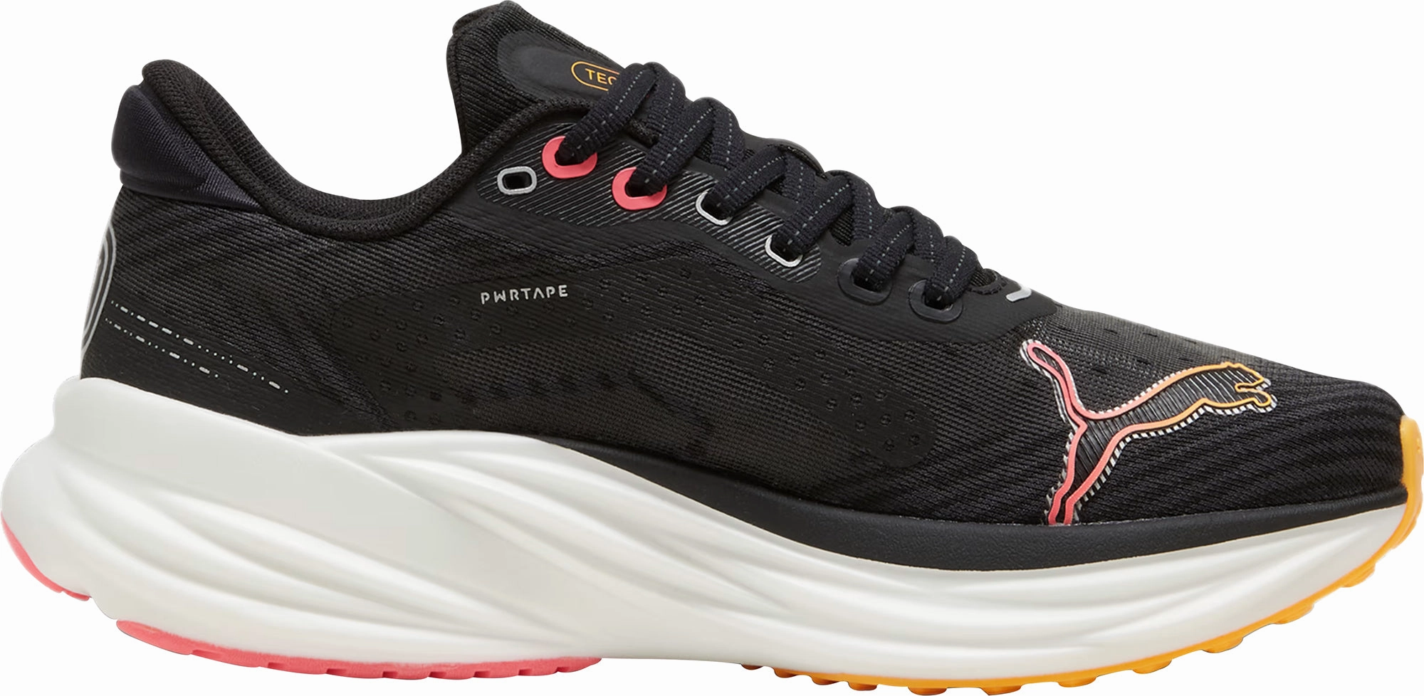 Back Tab Quick Form Puma Magnify Nitro 2 Womens Running Shoes - Black