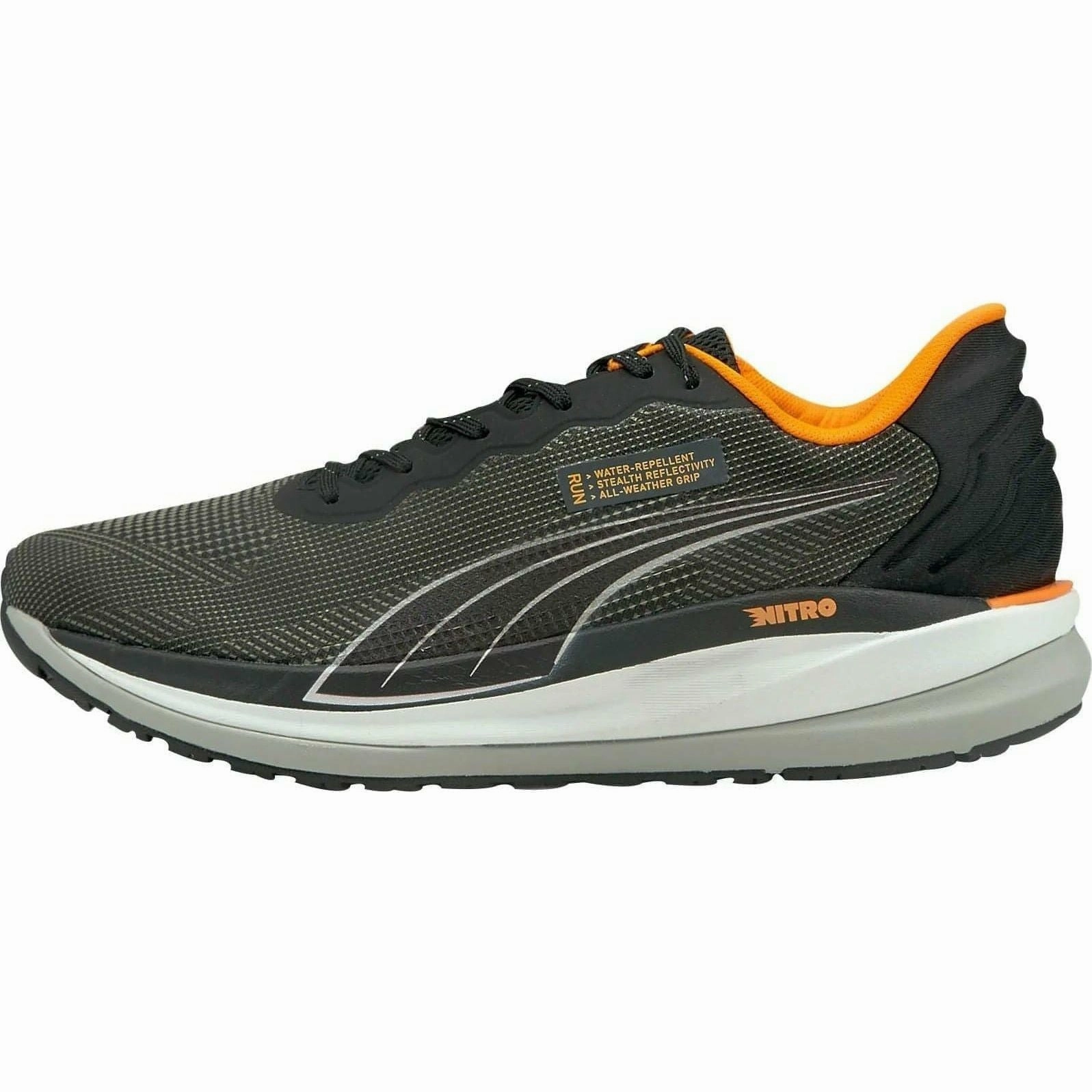 Agility Focus Puma Magnify Nitro WTR Mens Running Shoes - Black