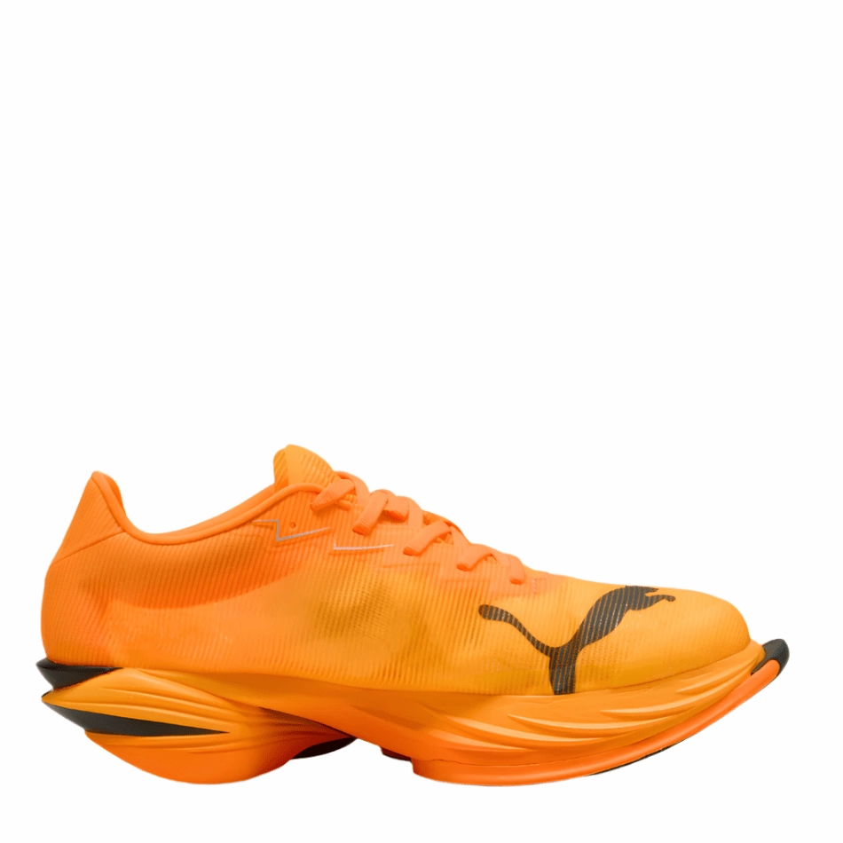 PUMA Men's Fast-R NITRO Elite 3 Running Shoes in Heat Fire/Sun Stream AW25 Motion Flexibility Light On Feet