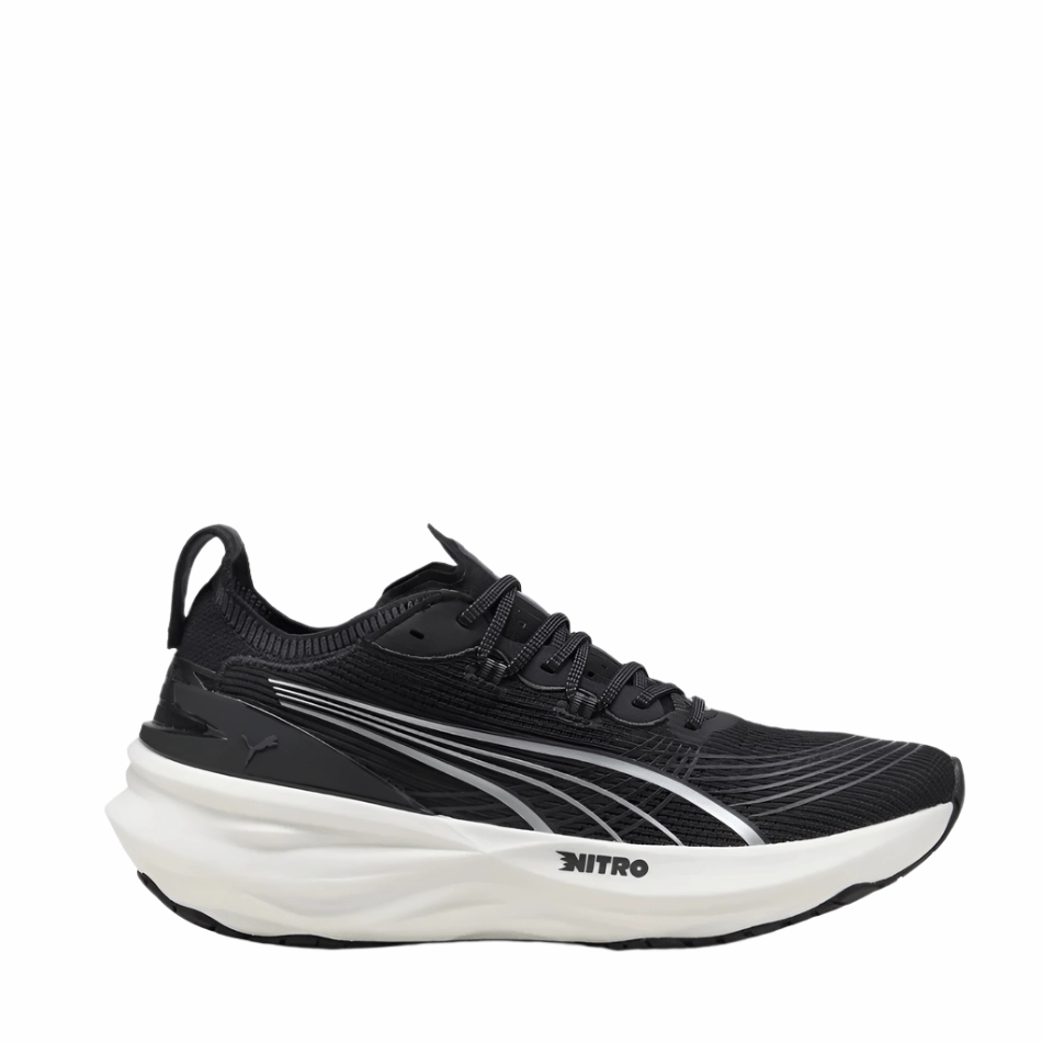 Pavement - running Puma Men's ForeverRun NITRO 2 Running Shoes in PUMA Black/PUMA White SS25