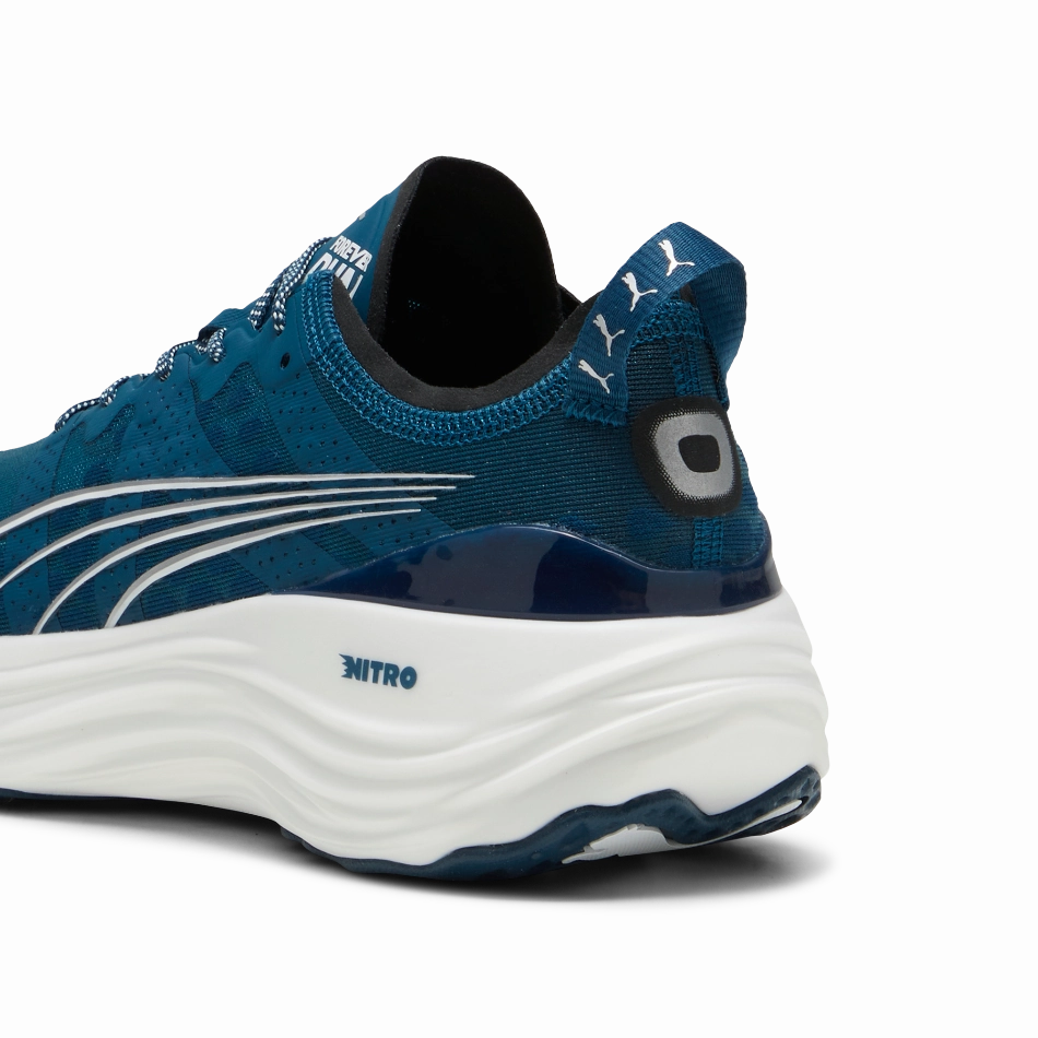 Puma Men's ForeverRun Nitro Running Shoes in Ocean Tropic-Puma White SS24 walkers' demand