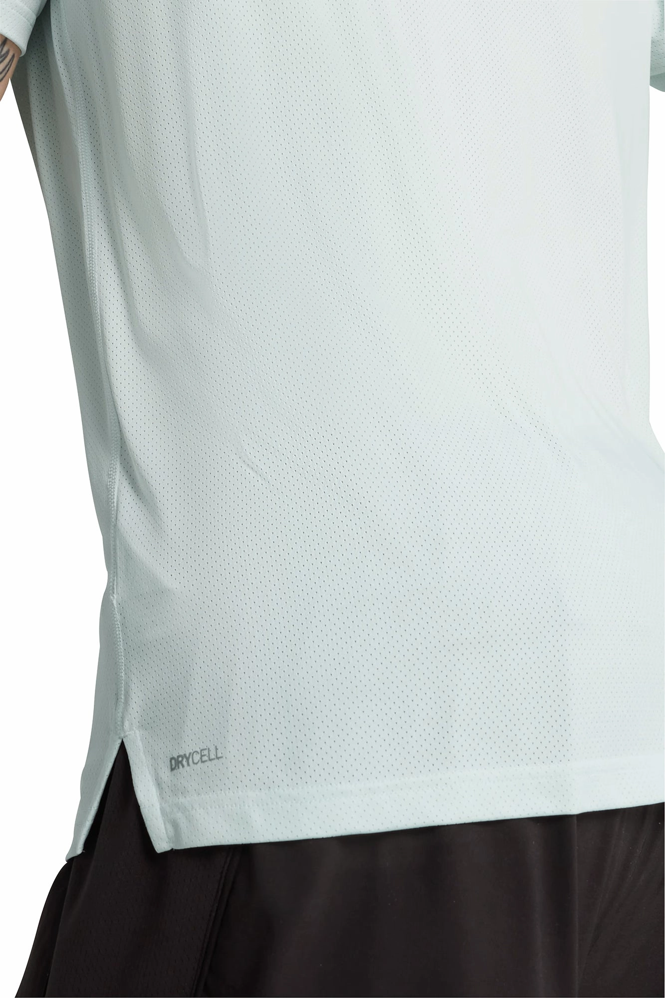 Autumn coziness Relaxed Comfort Look Puma Mesh Graphic Short Sleeve Mens Running Top - Blue