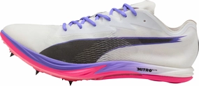 Puma Nitro Elite 3 Long Distance Running Spikes - White Match Zone