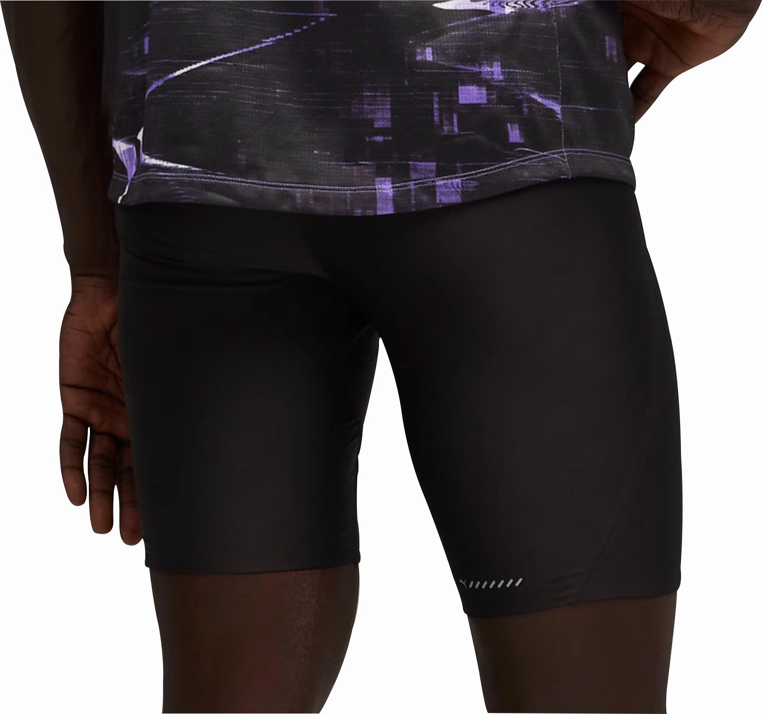 Puma Raceday Ultraform 9 Inch Mens Short Running Tights - Black Flexible Comfort Fit Ultra Light Outdoor Running