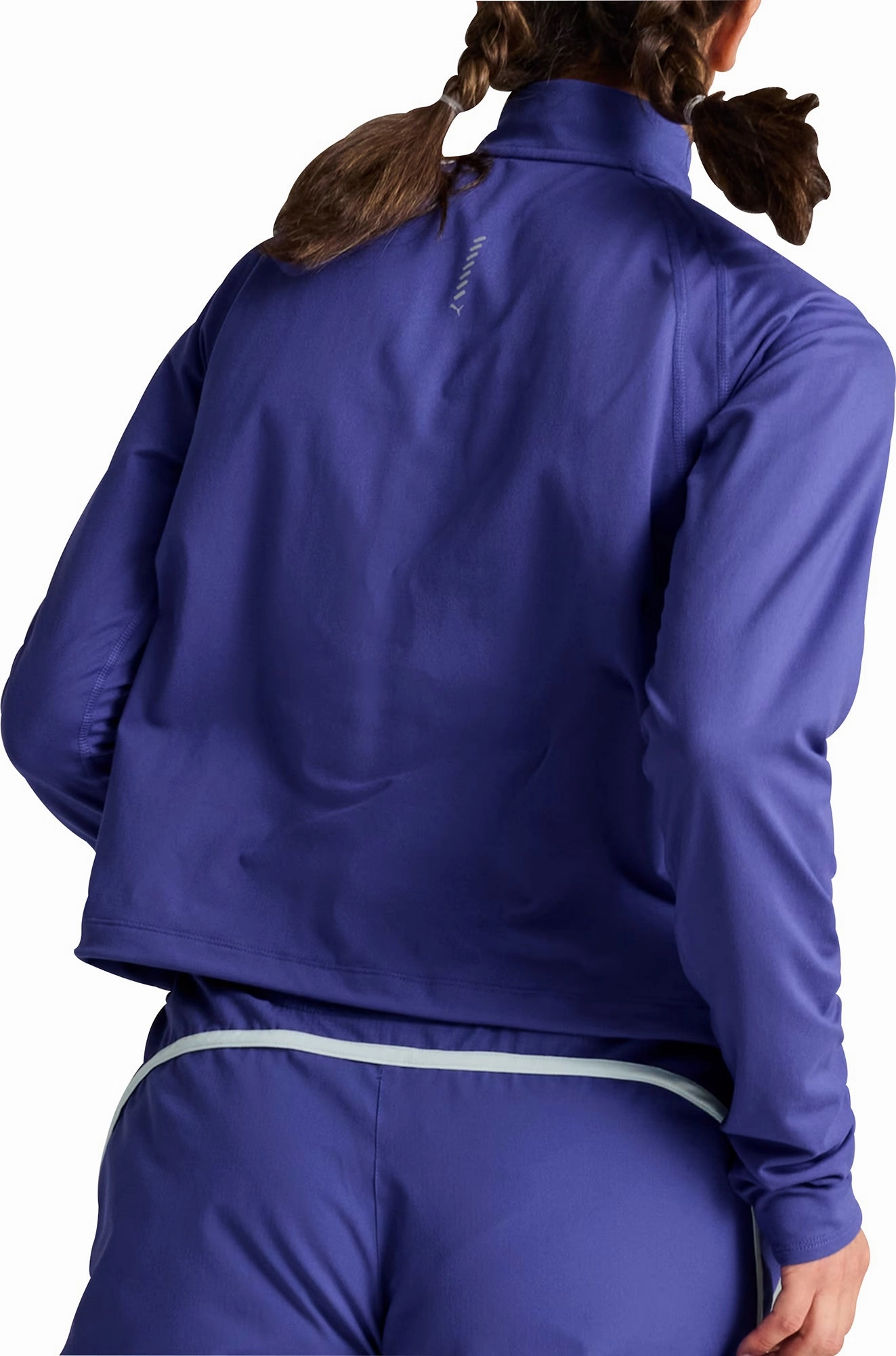 Puma Run CloudSpun Half Zip Long Sleeve Womens Running Top - Blue Urban