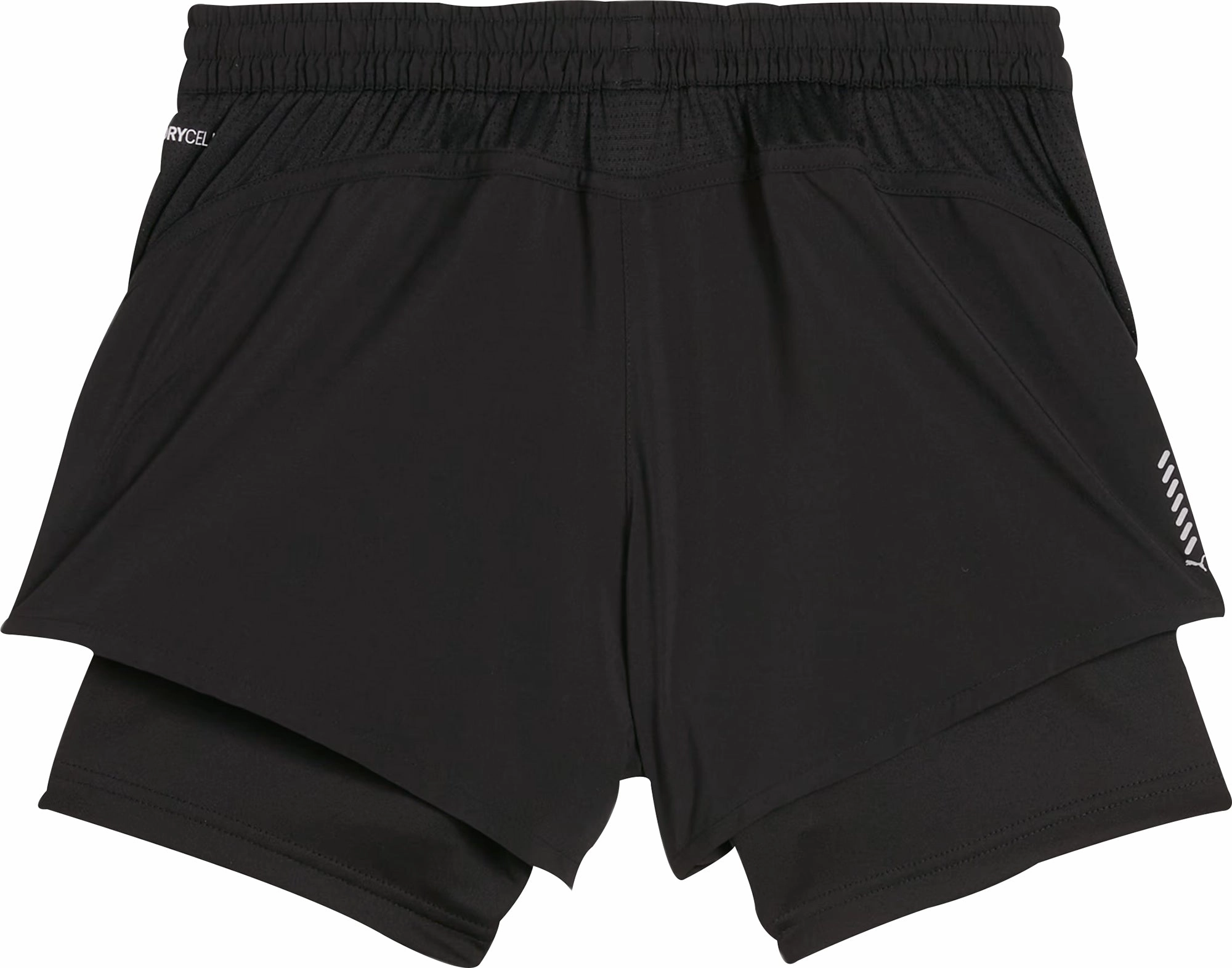 Roomy Waist Puma Run Favourite Velocity 2 In 1 Womens Running Shorts - Black