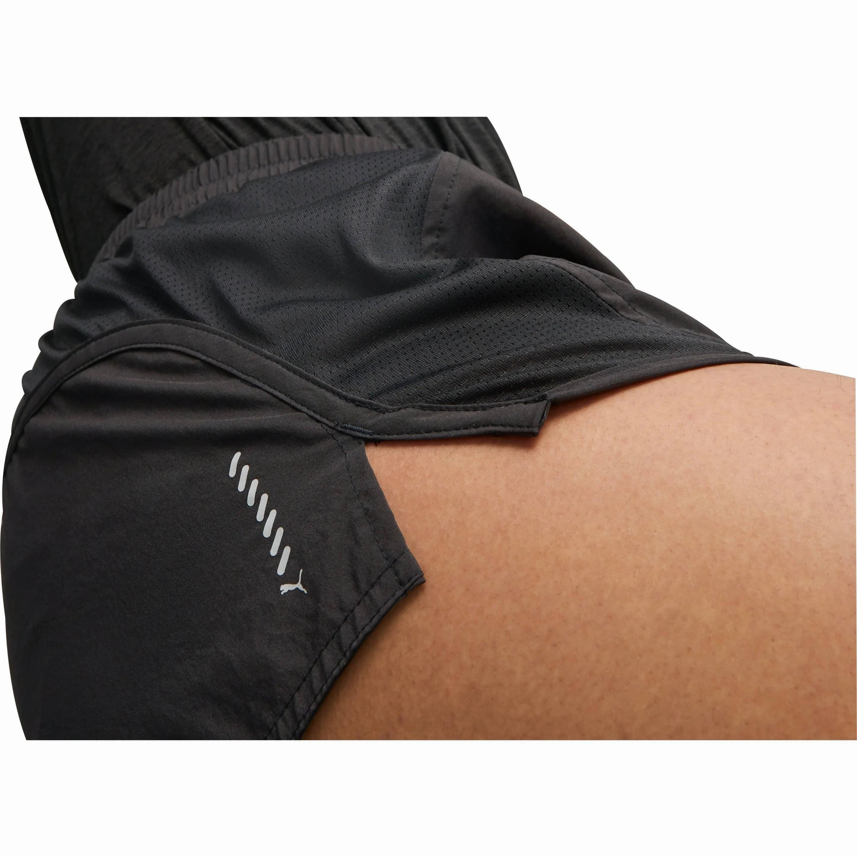 Frictionless Movement Puma Run Favourite Velocity 3 Inch Womens Running Shorts - Black