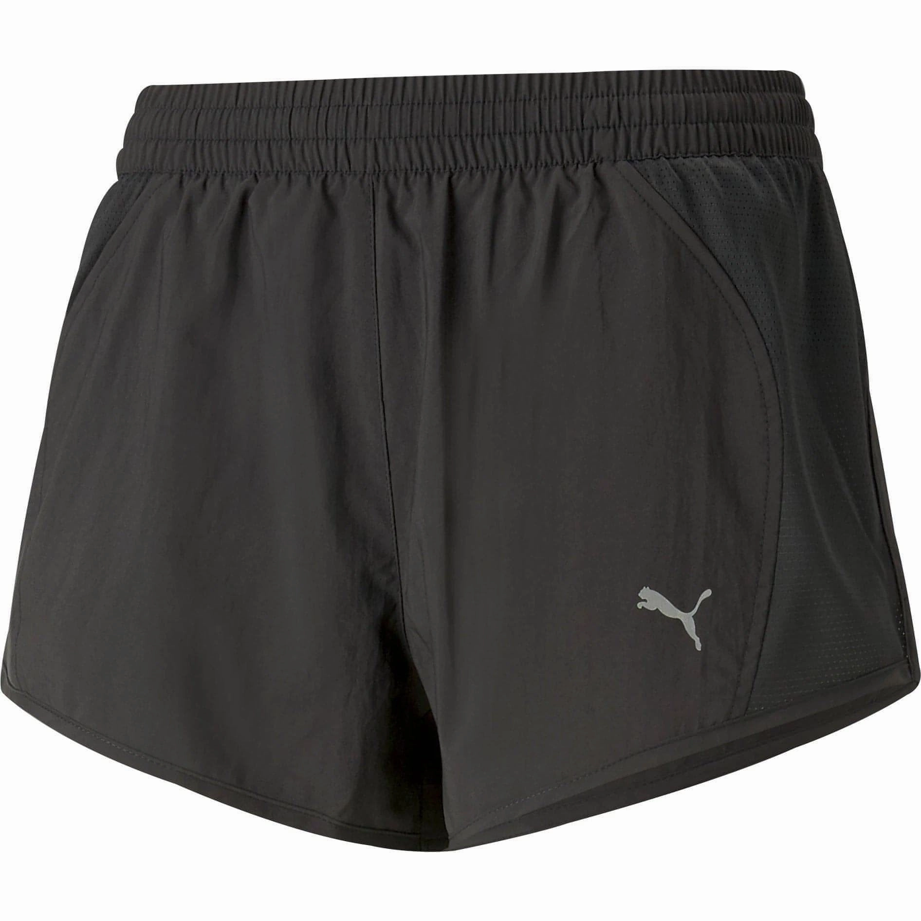 Puma Run Favourite Velocity 3 Inch Womens Running Shorts - Black Compression Support Layer