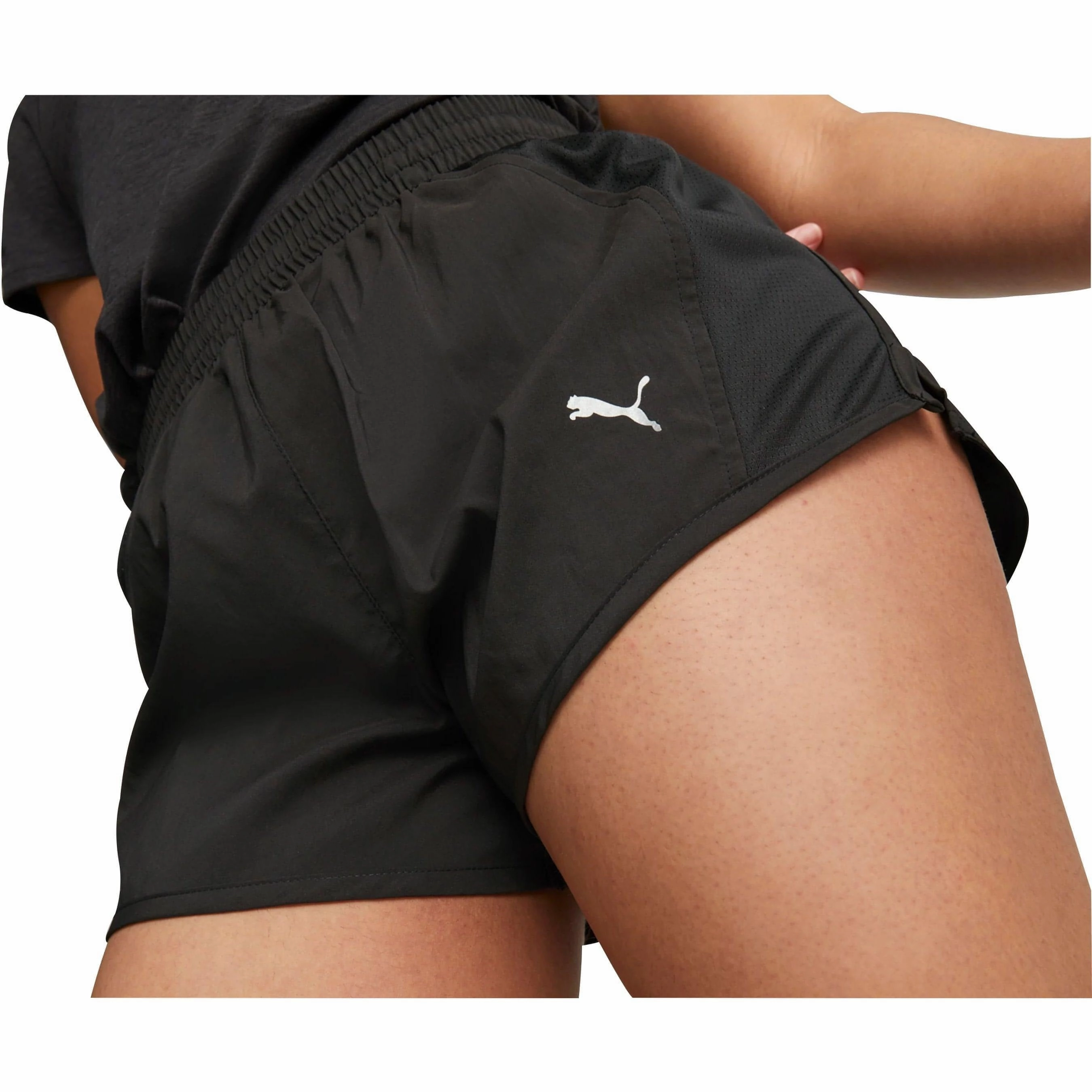 Puma Run Favourite Velocity 3 Inch Womens Running Shorts - Black Quick Change Friendly