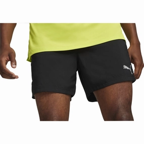 Temperature Regulating Material Puma Run Favourite Velocity 5 Inch Mens Running Shorts - Black