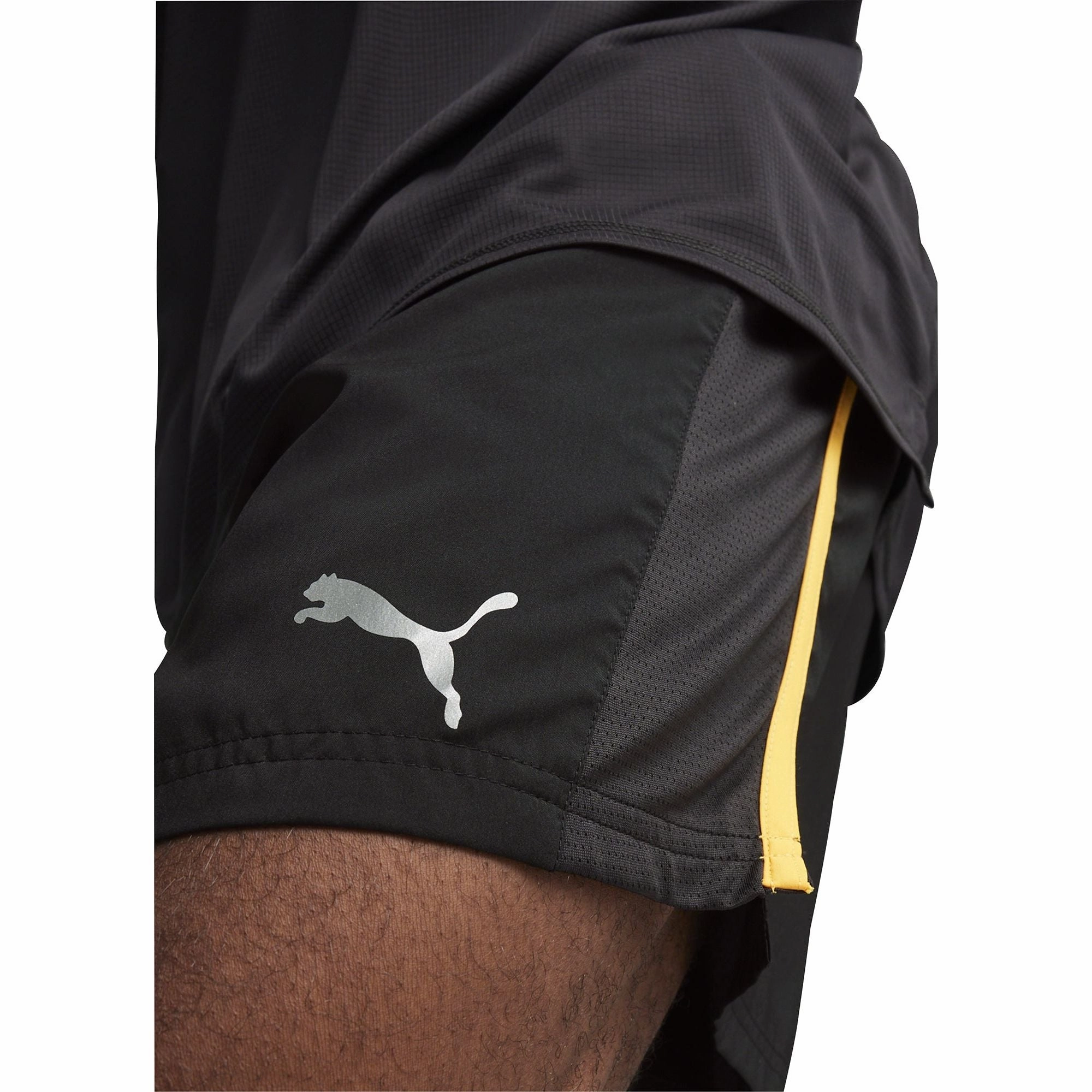 Puma Run Favourite Velocity 5 Inch Mens Running Shorts - Black Outdoor Movement Airy Feel
