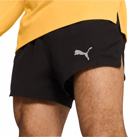 date night look Semi-formal Puma Run Ultraweave Velocity 3 Inch Mens Running Shorts - Black