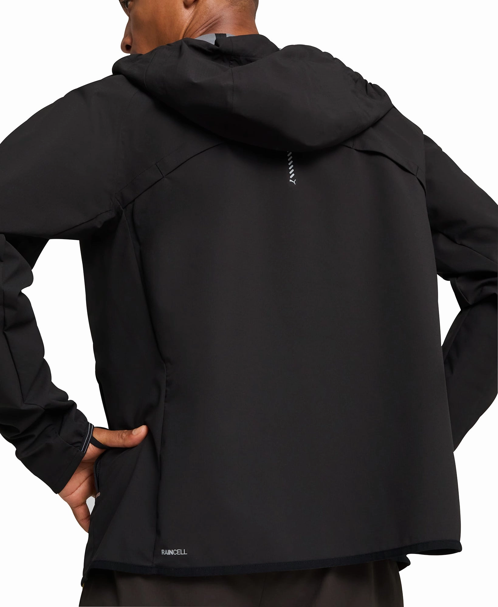Layered construction Puma Ultraweave Rain Mens Running Jacket - Black