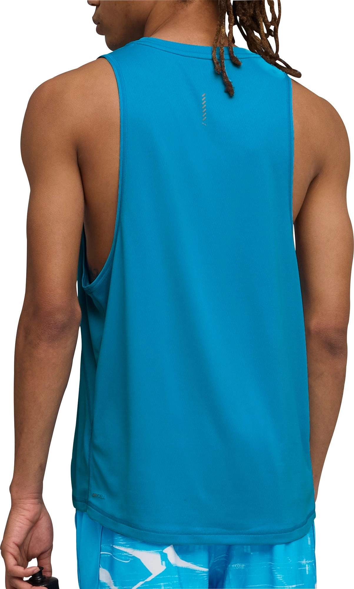 regular Anti Snag Fabric Puma Velocity Mens Running Vest - Blue