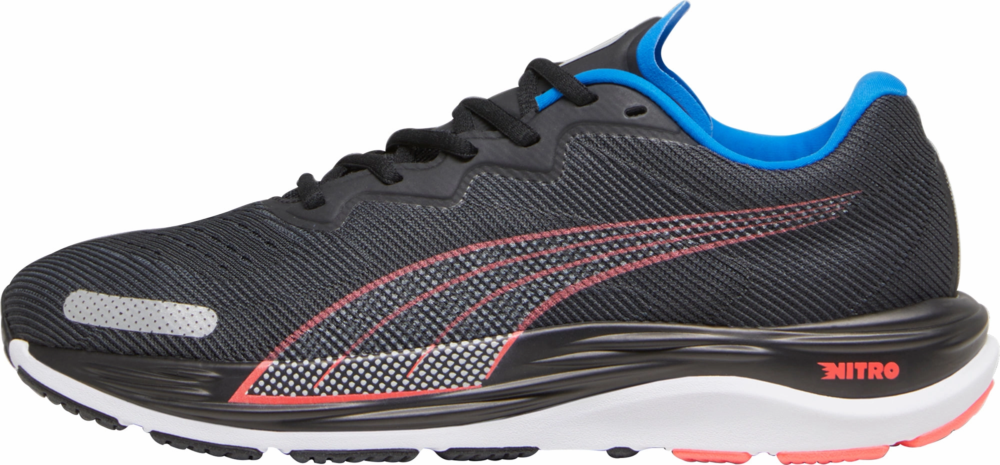 Puma Velocity Nitro 2 Mens Running Shoes - Black Comfort Padding Air Circulation