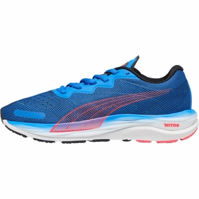 Puma Velocity Nitro 2 Mens Running Shoes - Blue Memory Foam Footbed