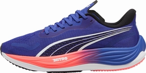 Waffle Traction Outsole Cold Friendly Puma Velocity Nitro 3 Mens Running Shoes - Blue