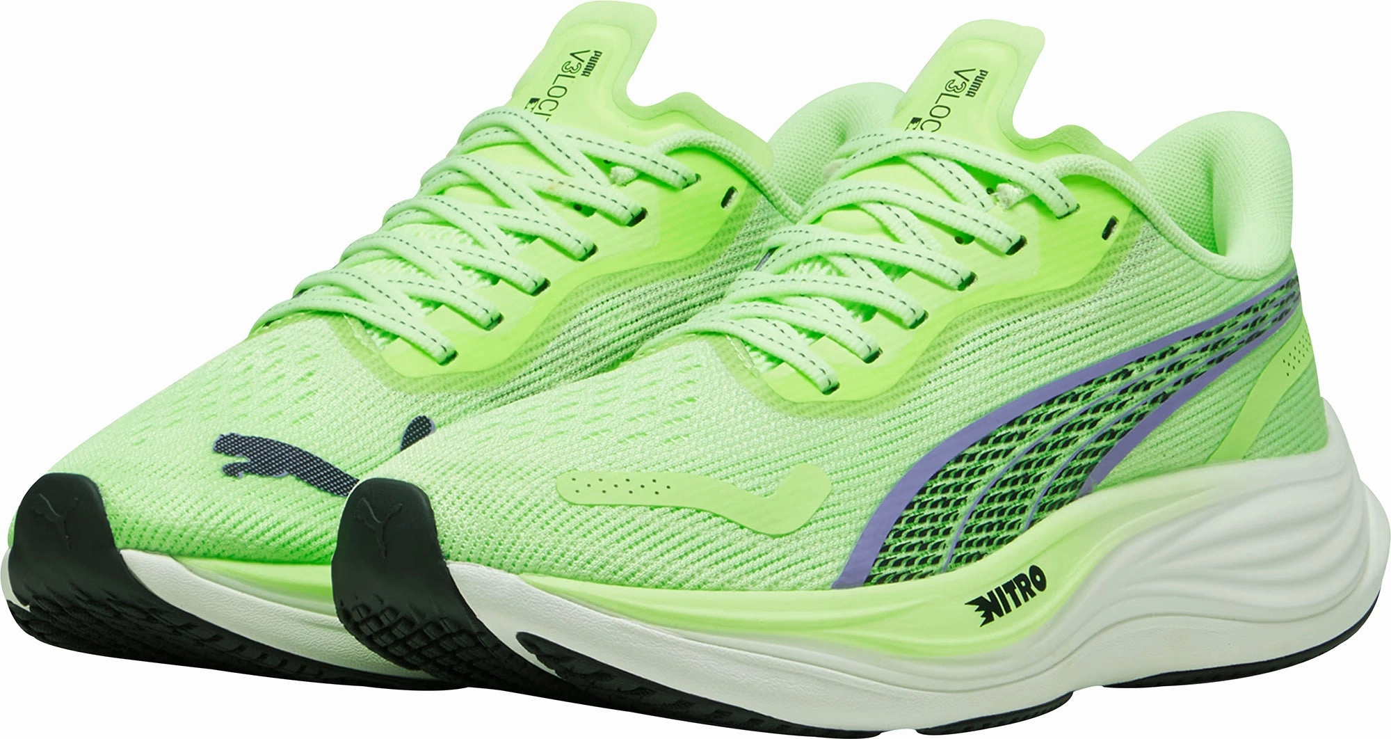 Puma Velocity Nitro 3 Womens Running Shoes - Green Effortless Walk DurableMaterial
