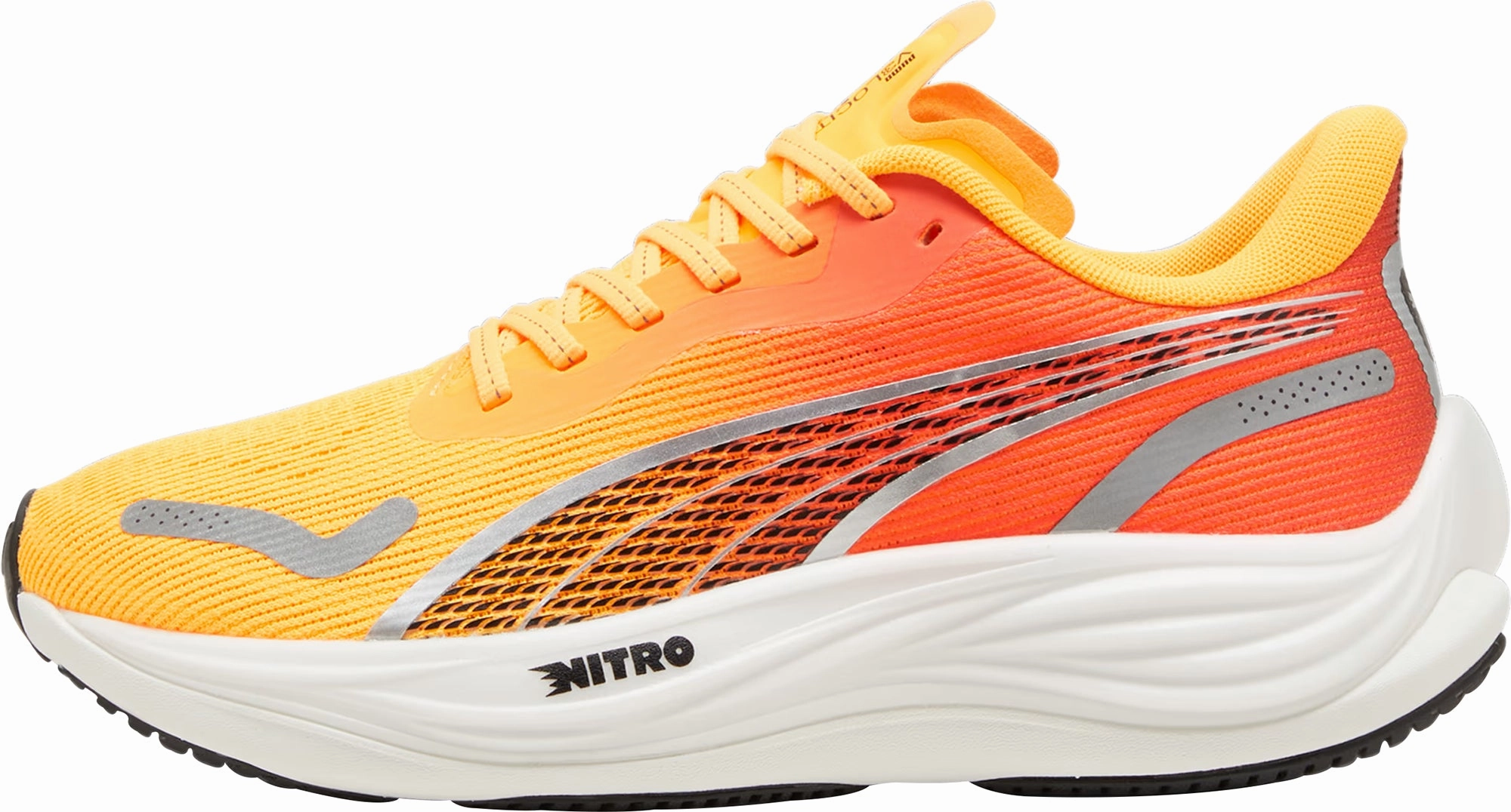 Step Boost Heel Pad Puma Velocity Nitro 3 Womens Running Shoes - Orange