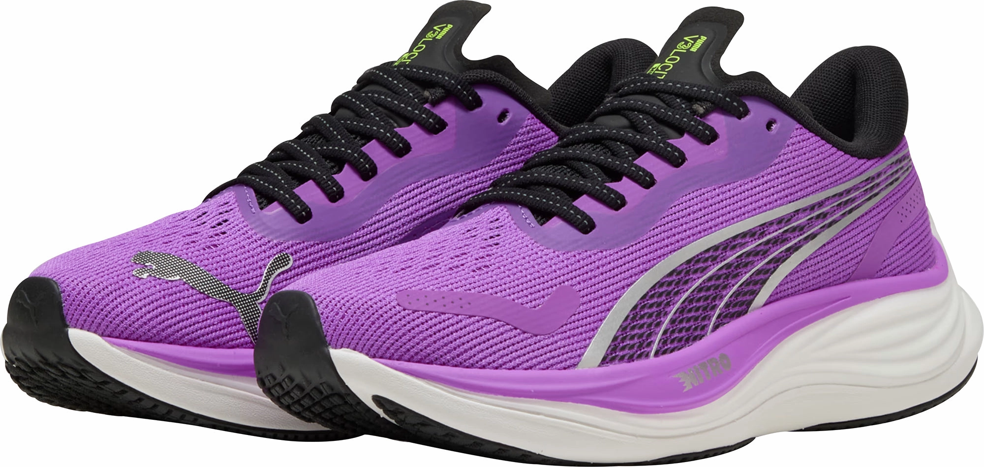 Puma Velocity Nitro 3 Womens Running Shoes - Purple Comfortable Sole Fresh Walk