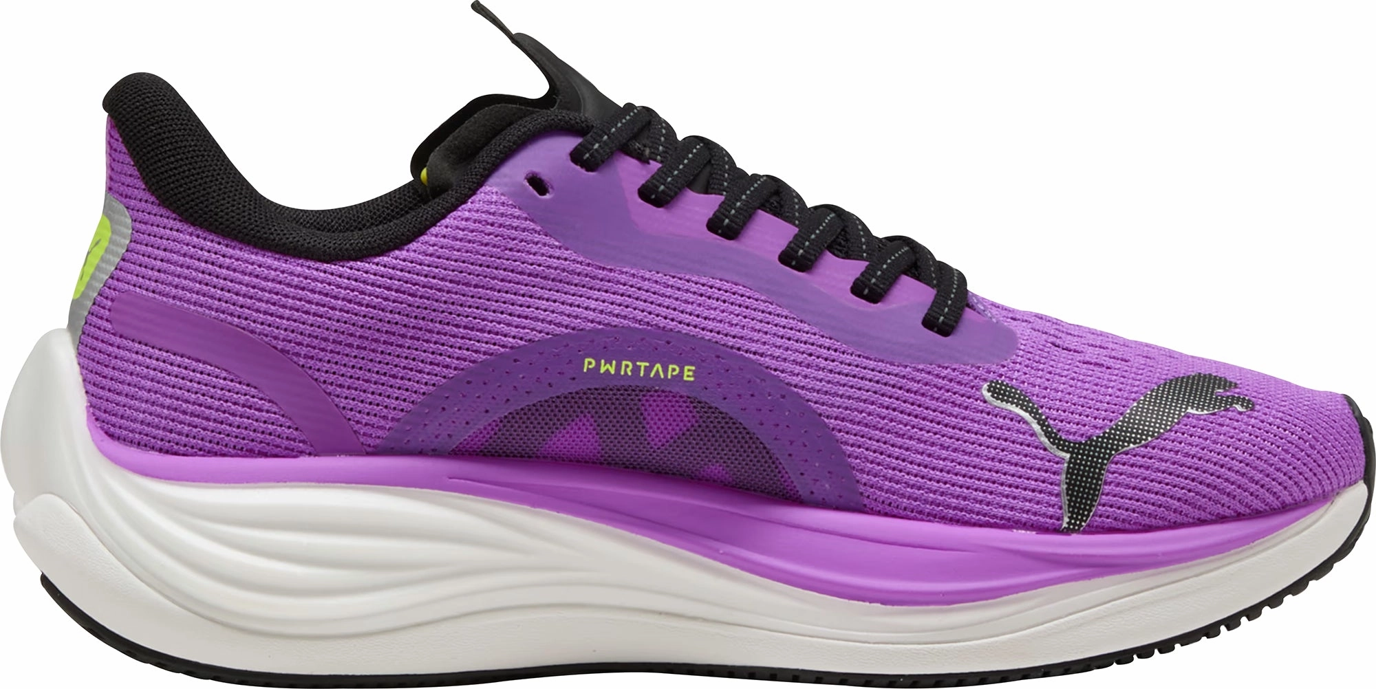 Adaptive Cushioning Tech Reinforced Puma Velocity Nitro 3 Womens Running Shoes - Purple