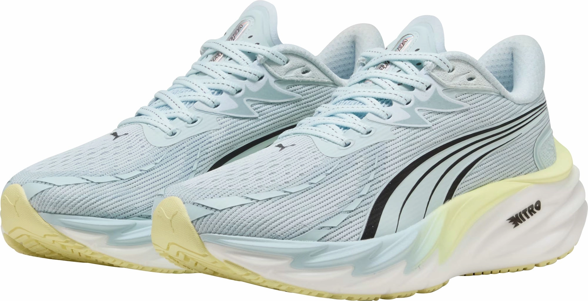 Muscle Friendly Puma Velocity Nitro 4 Womens Running Shoes - Blue