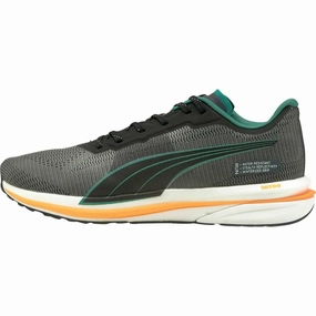 Non Compressible Midsole Running Ease Puma Velocity Nitro WTR Mens Running Shoes - Black