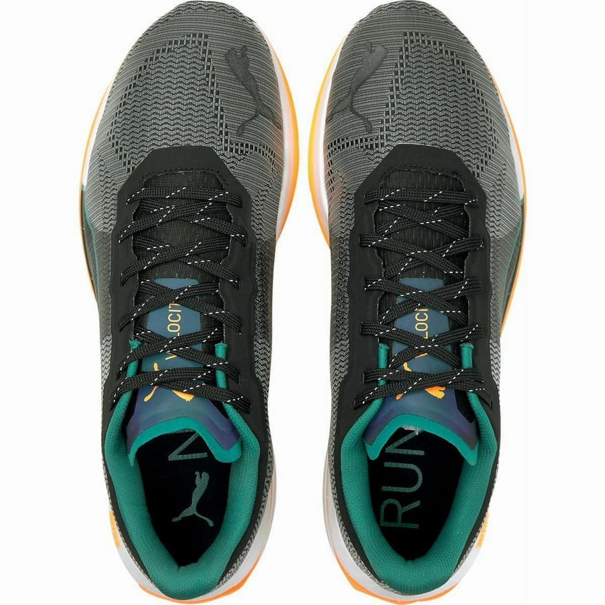 Puma Velocity Nitro WTR Mens Running Shoes - Black sports performance Seamless performance