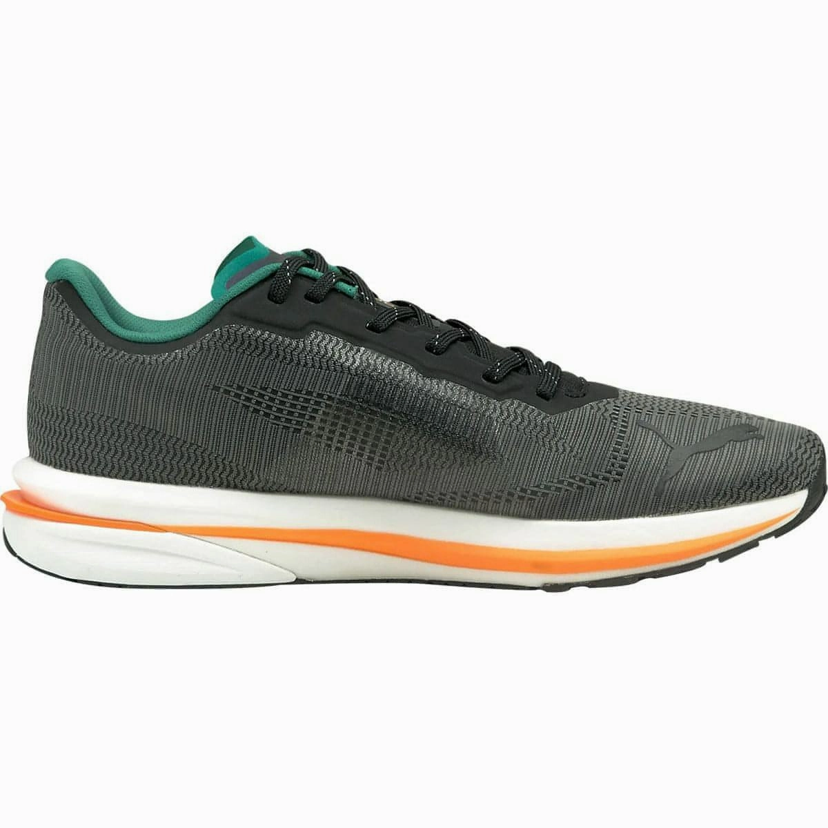 Quick Drying Interior Softer Touch Puma Velocity Nitro WTR Mens Running Shoes - Black