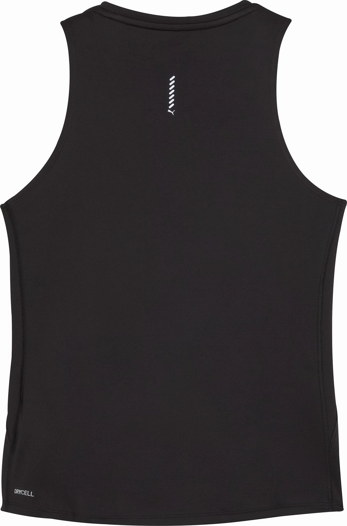Laser Cut Details Puma Velocity Womens Running Vest Tank Top - Black