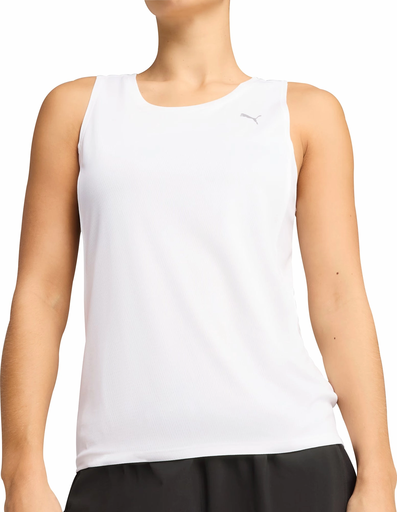 Puma Velocity Womens Running Vest Tank Top - White Ultra Durable Construction circumference