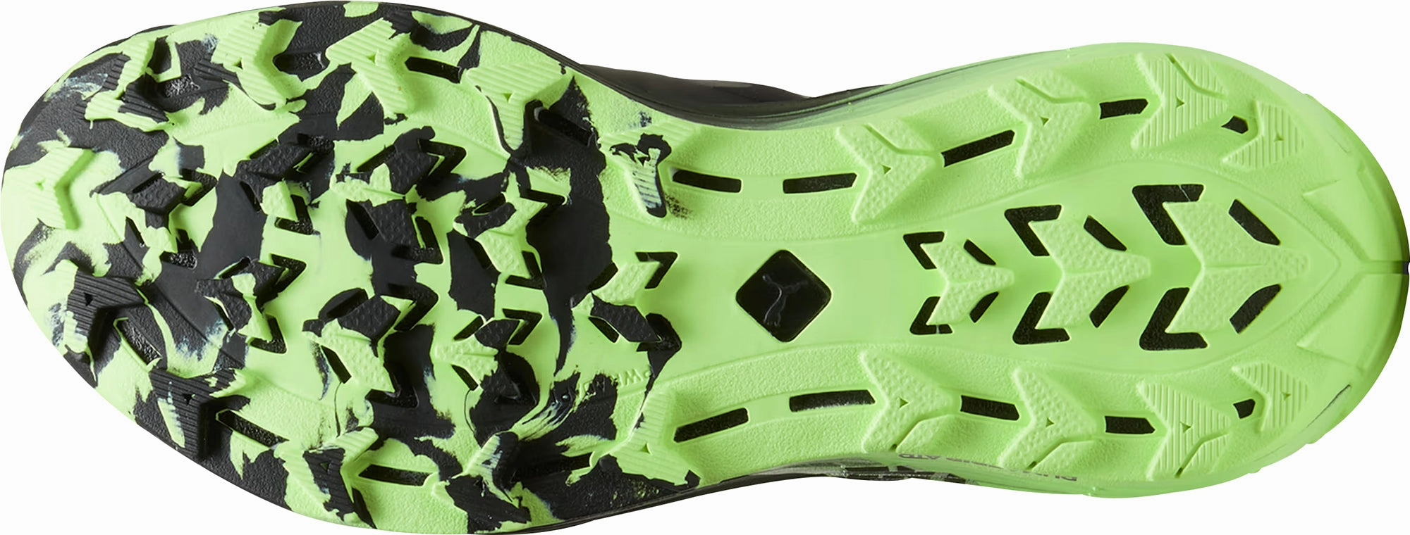 Tear Resistant Knit Puma Voyage Nitro 3 Disc Mens Trail Running Shoes - Black